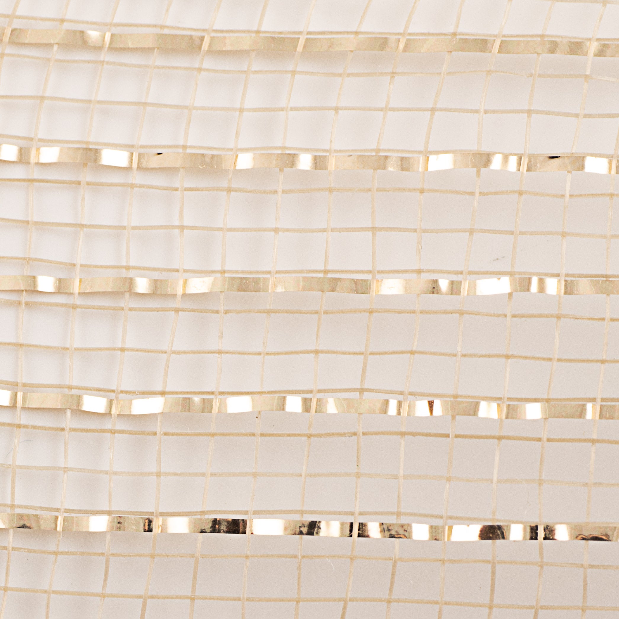 10" Poly Mesh Roll: Metallic Champagne Gold detail photo 3