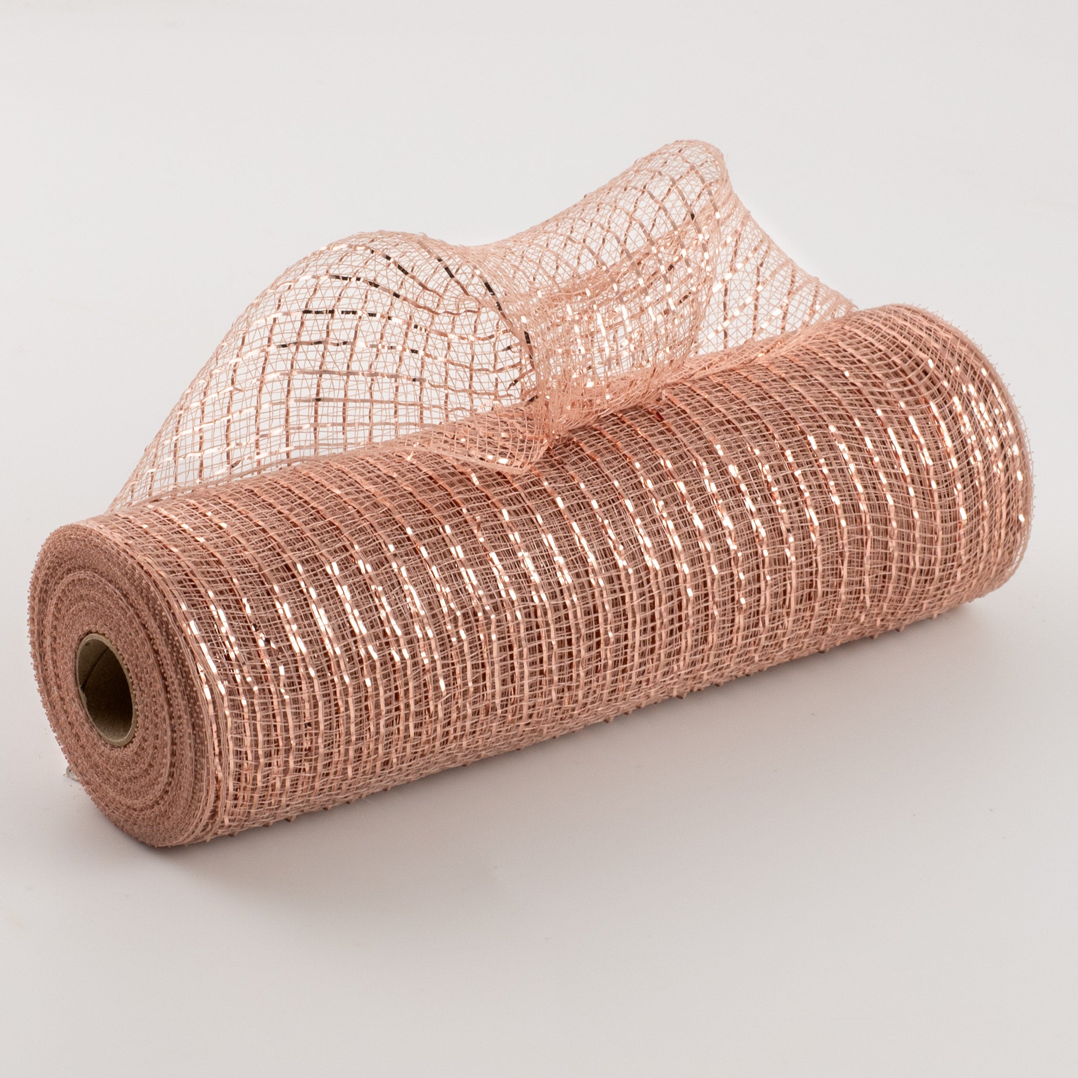 10" Poly Mesh Roll: Metallic Rose Gold Item Number: XB90510-34