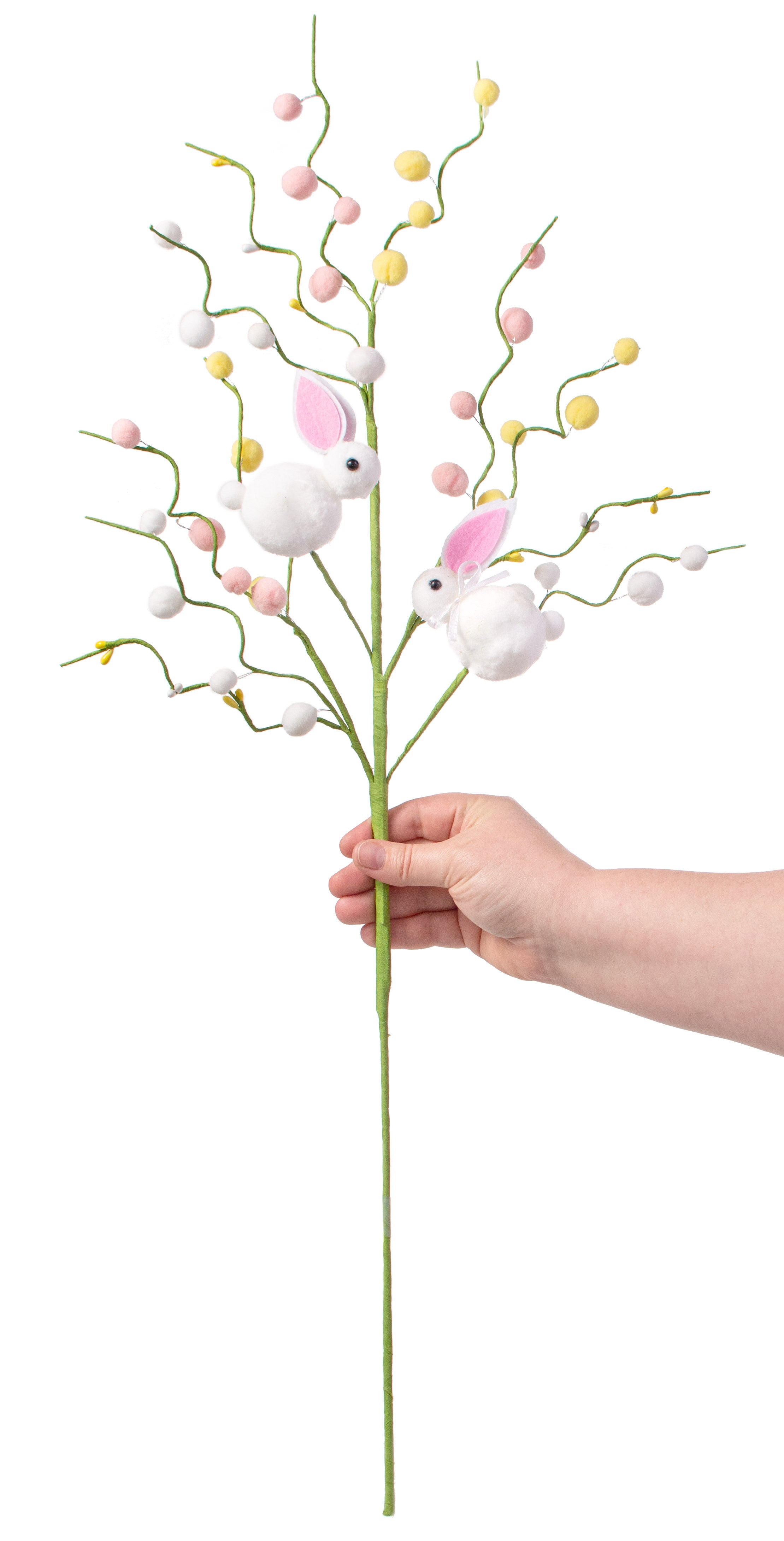 32" Pom Pom Bunny Spray detail photo 3