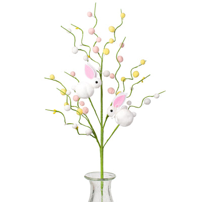 32" Pom Pom Bunny Spray Item Number: 62542EAS