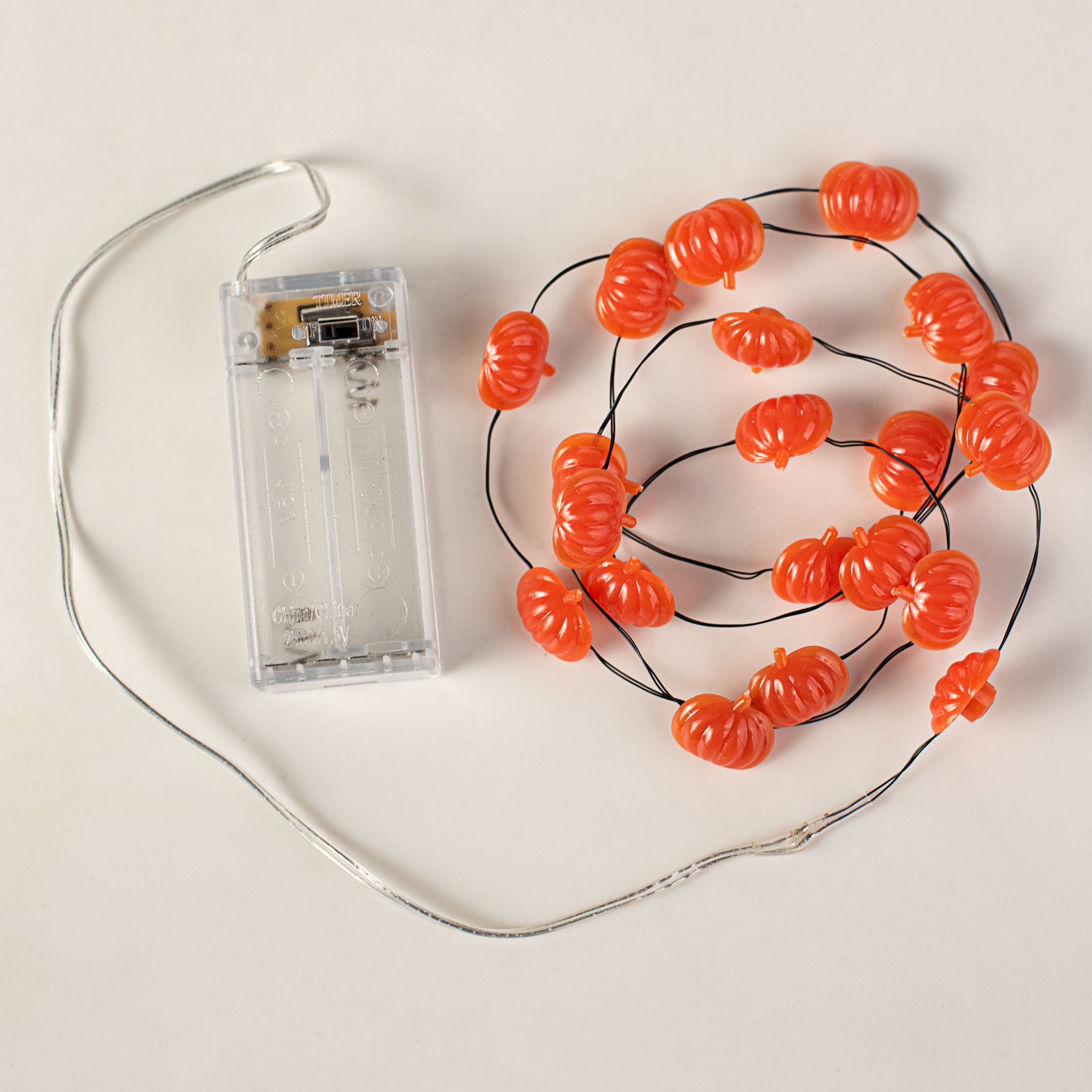 Pumpkin Battery String Lights detail photo 3