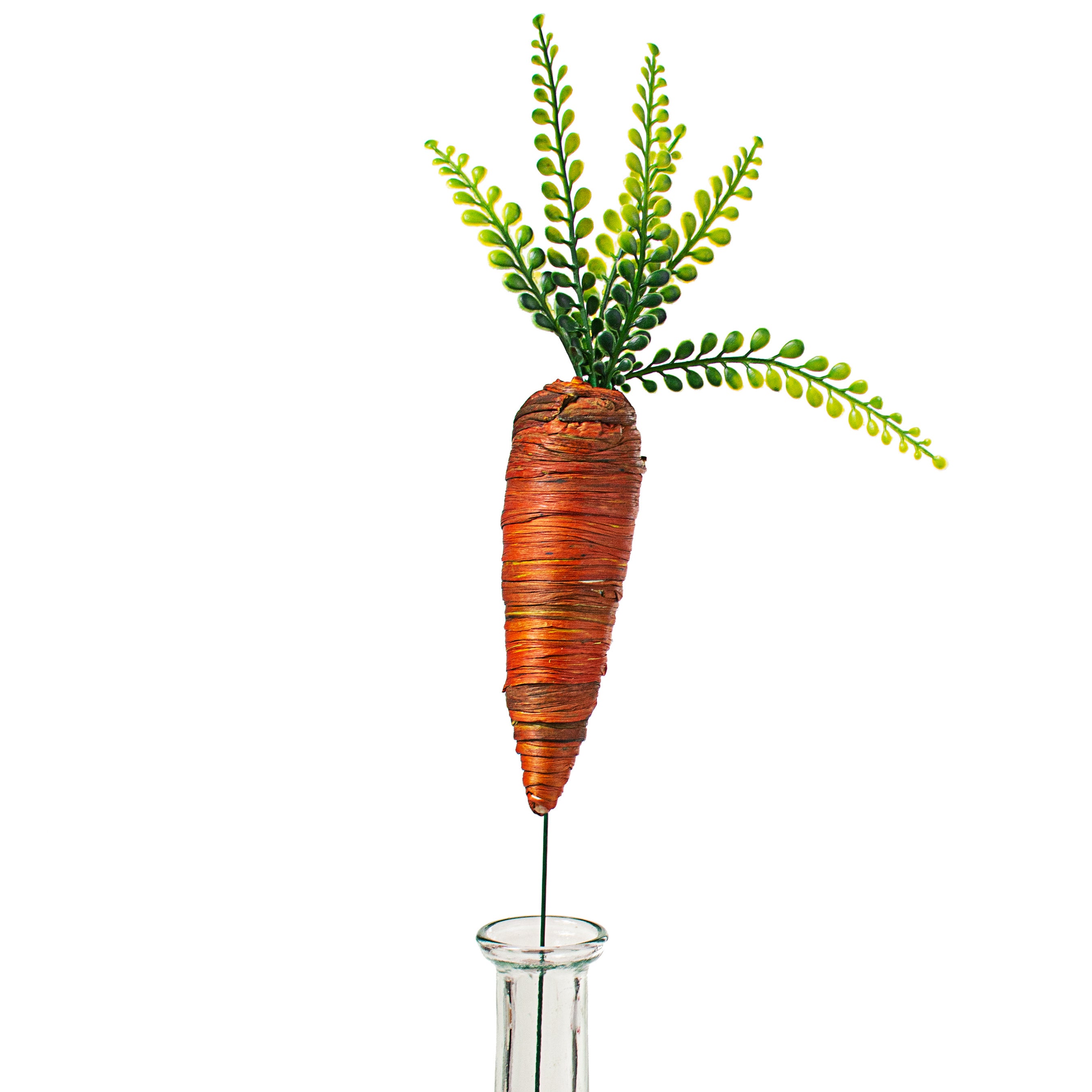 14" Raffia Carrot Pick Item Number: 119055