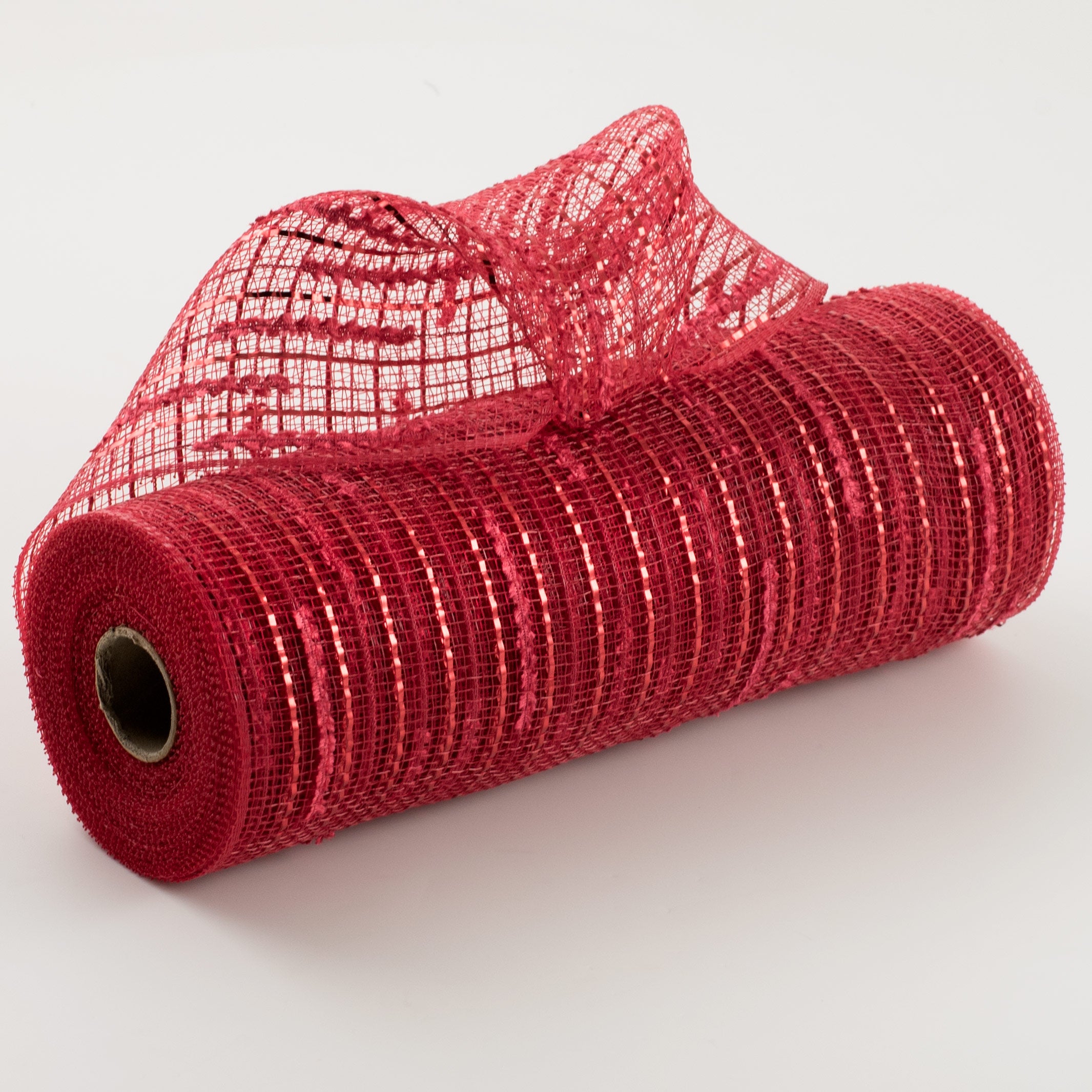 10" Random Double Drift with Foil Mesh: Red Item Number: RY812224