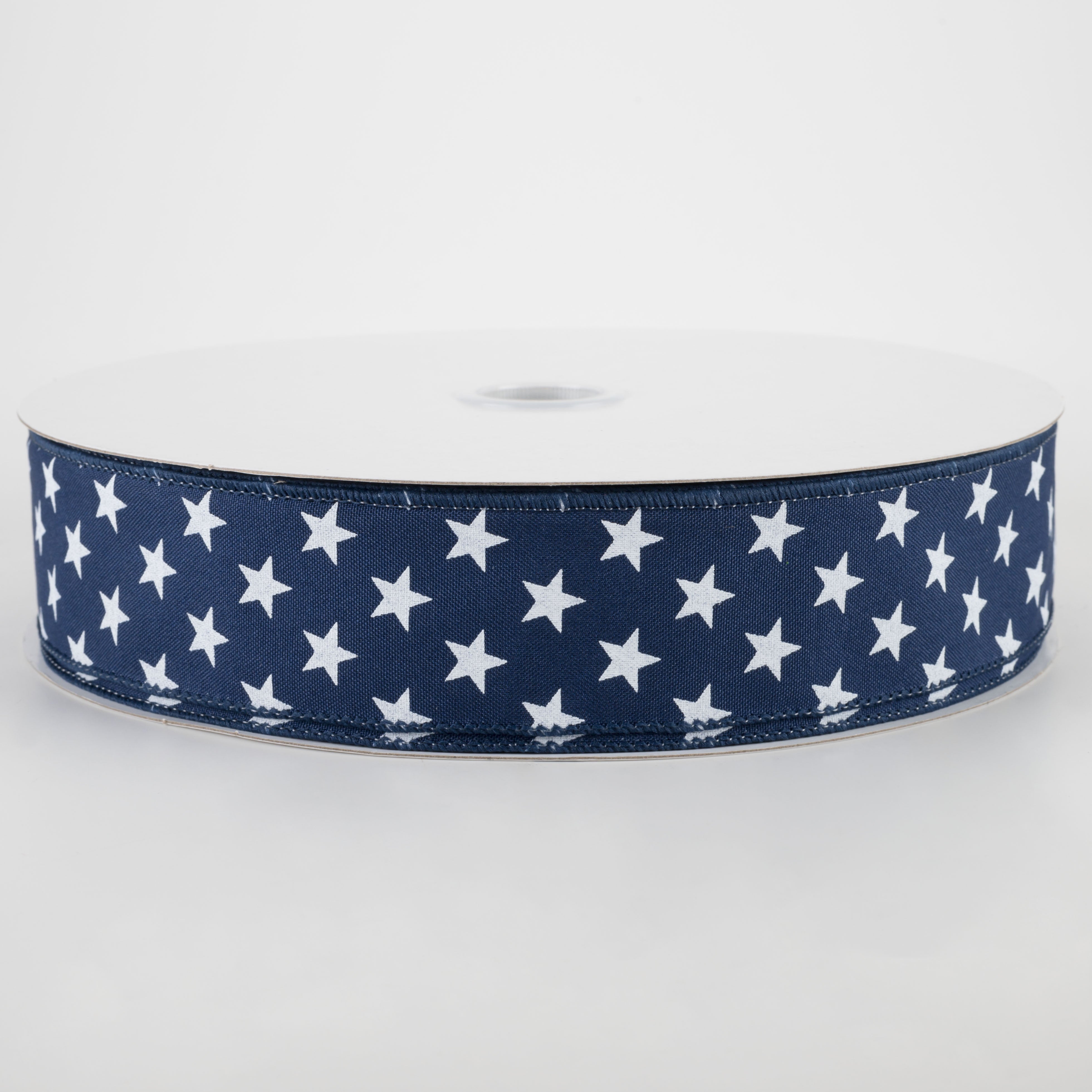 1.5" Random Star Ribbon: Navy Blue (50 Yards)