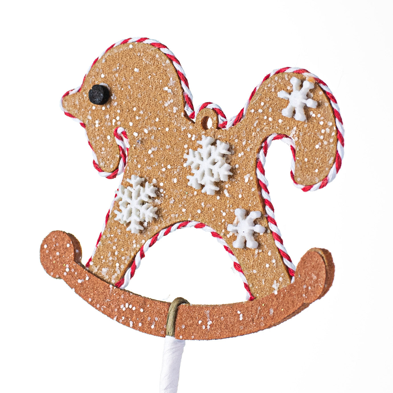 26" Rocking Horse Gingerbread Cookie Spray Lifestyle Photo