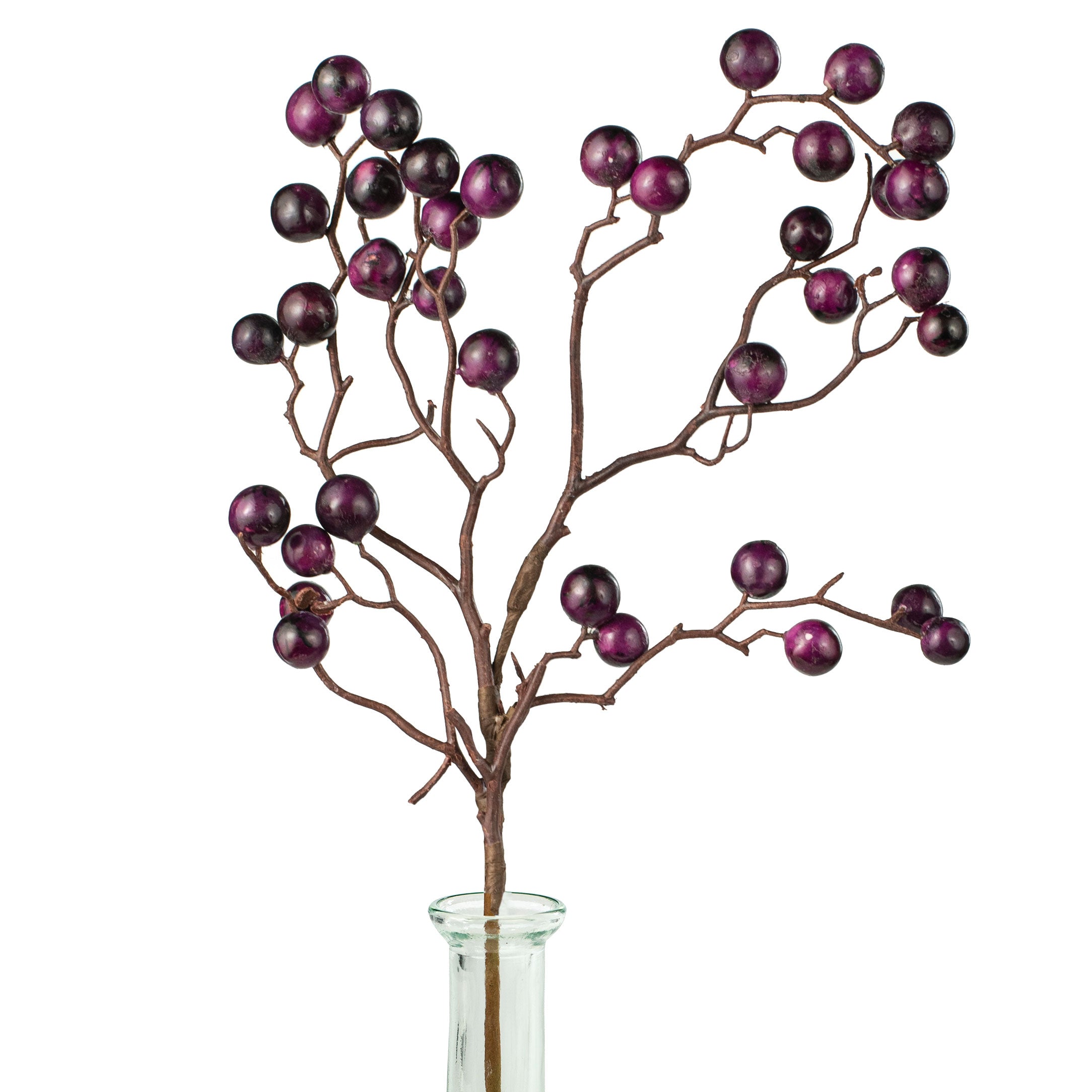18.5" Round Berry Spray: Purple Item Number: 2110151PP