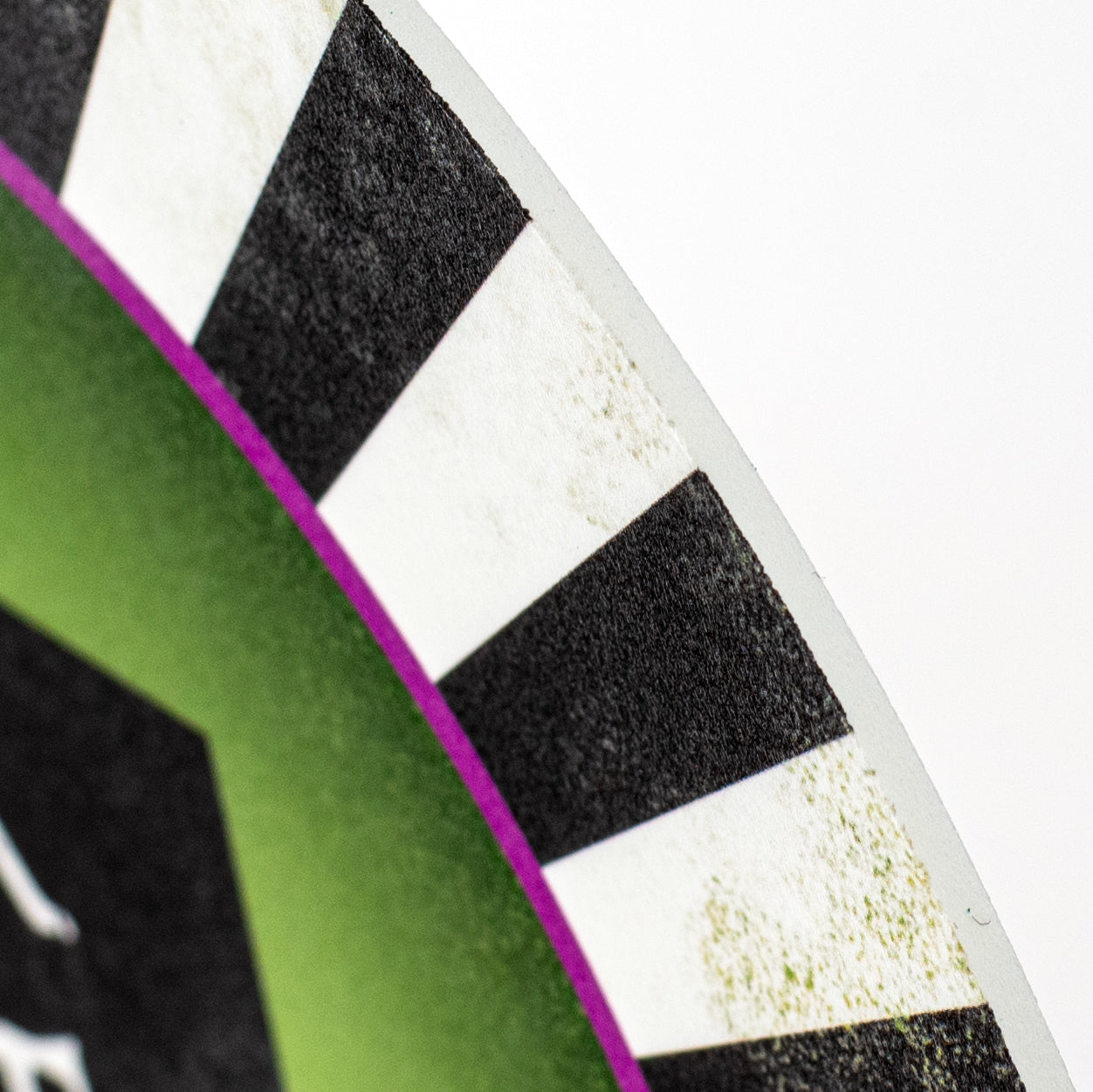 10.5" Round Waterproof Sign: Never Trust the Living detail photo 3
