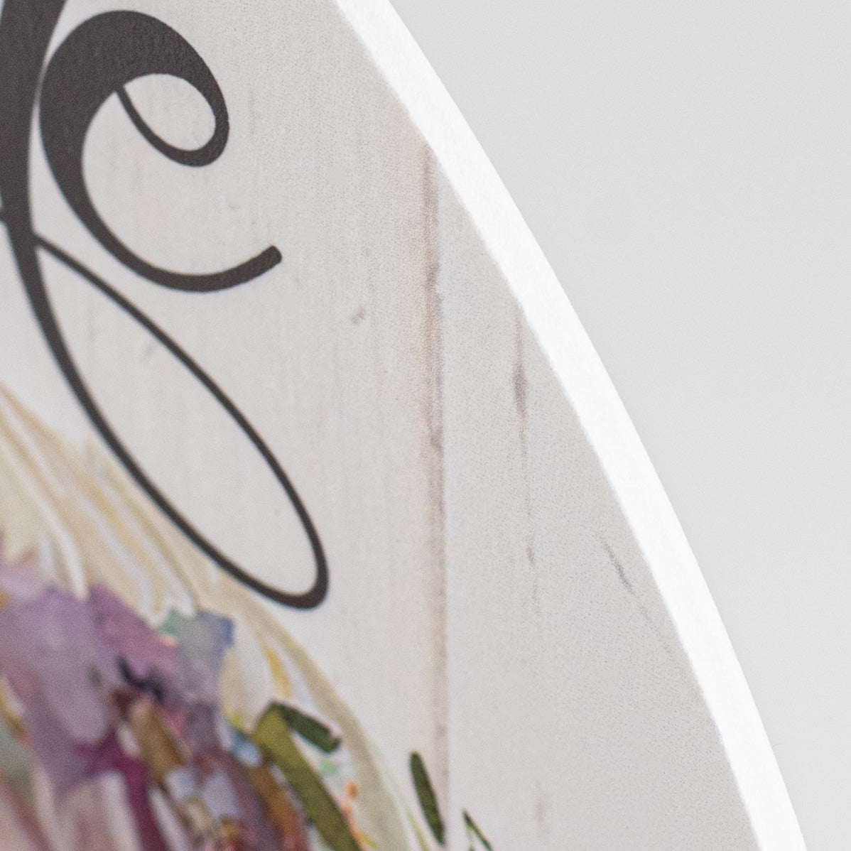 9.4" Round Waterproof Sign: Welcome to our Home Horses detail photo 3