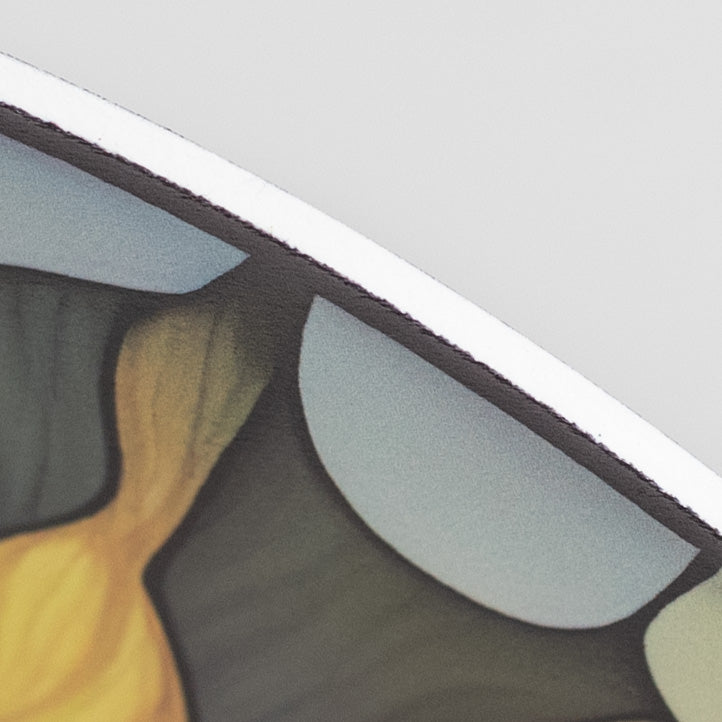 8.5" Round Waterproof Accent: Stained Glass Sunflower Head detail photo 3