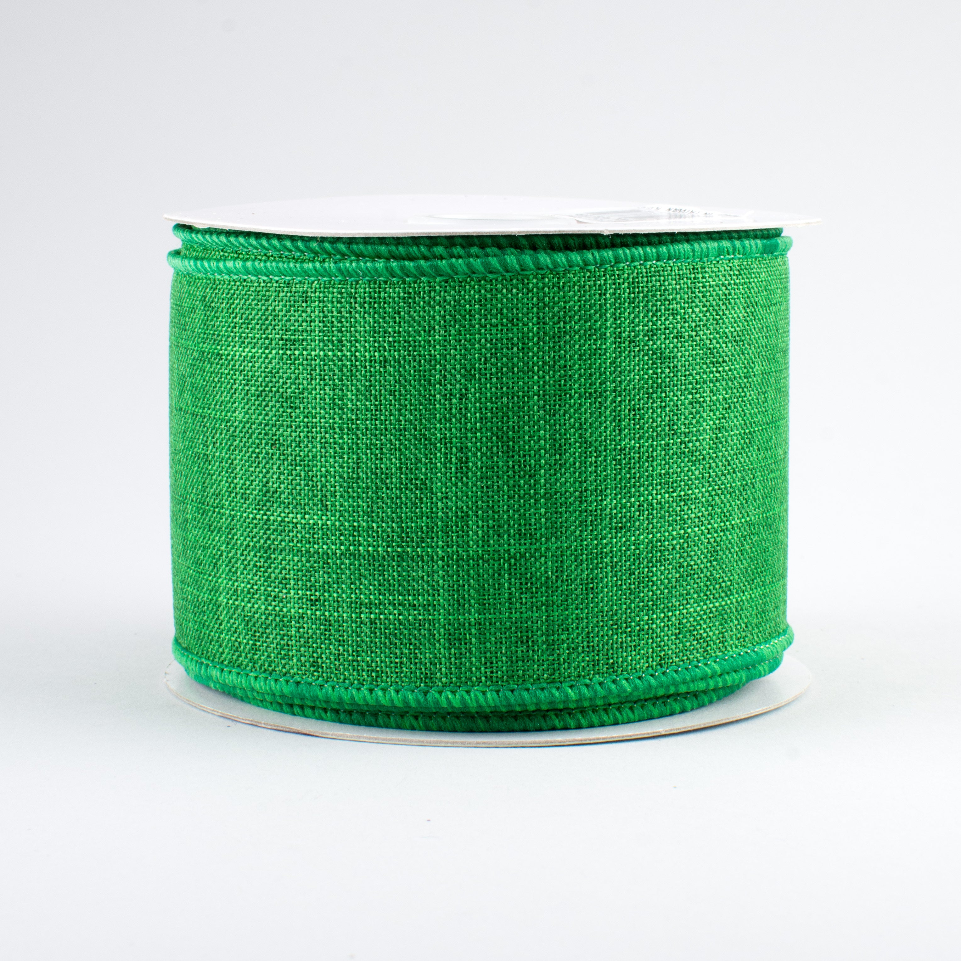 2.5" Royal Canvas Ribbon: Emerald Green (10 Yards)