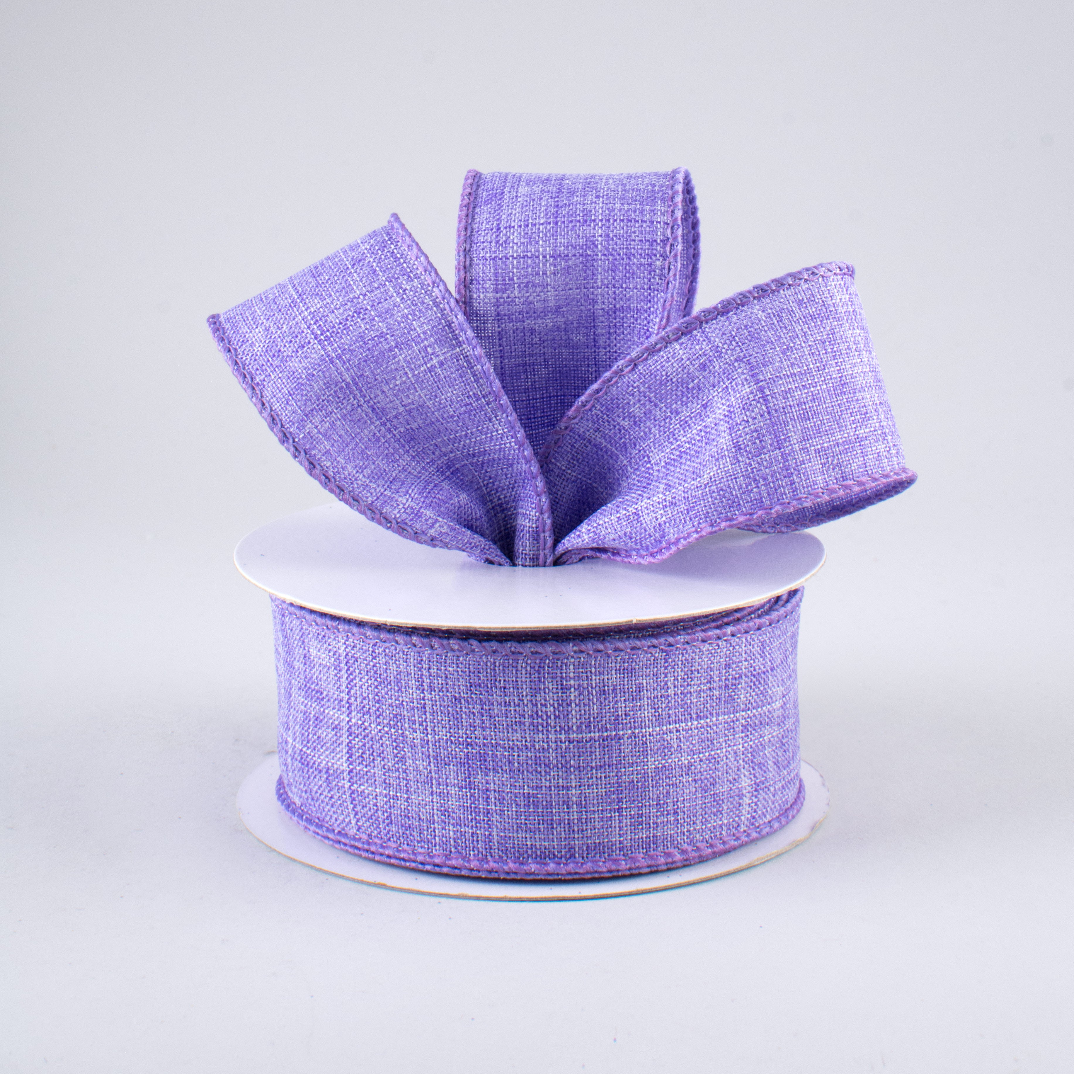 1.5" Royal Canvas Ribbon: Lavender (10 Yards) Lifestyle Photo