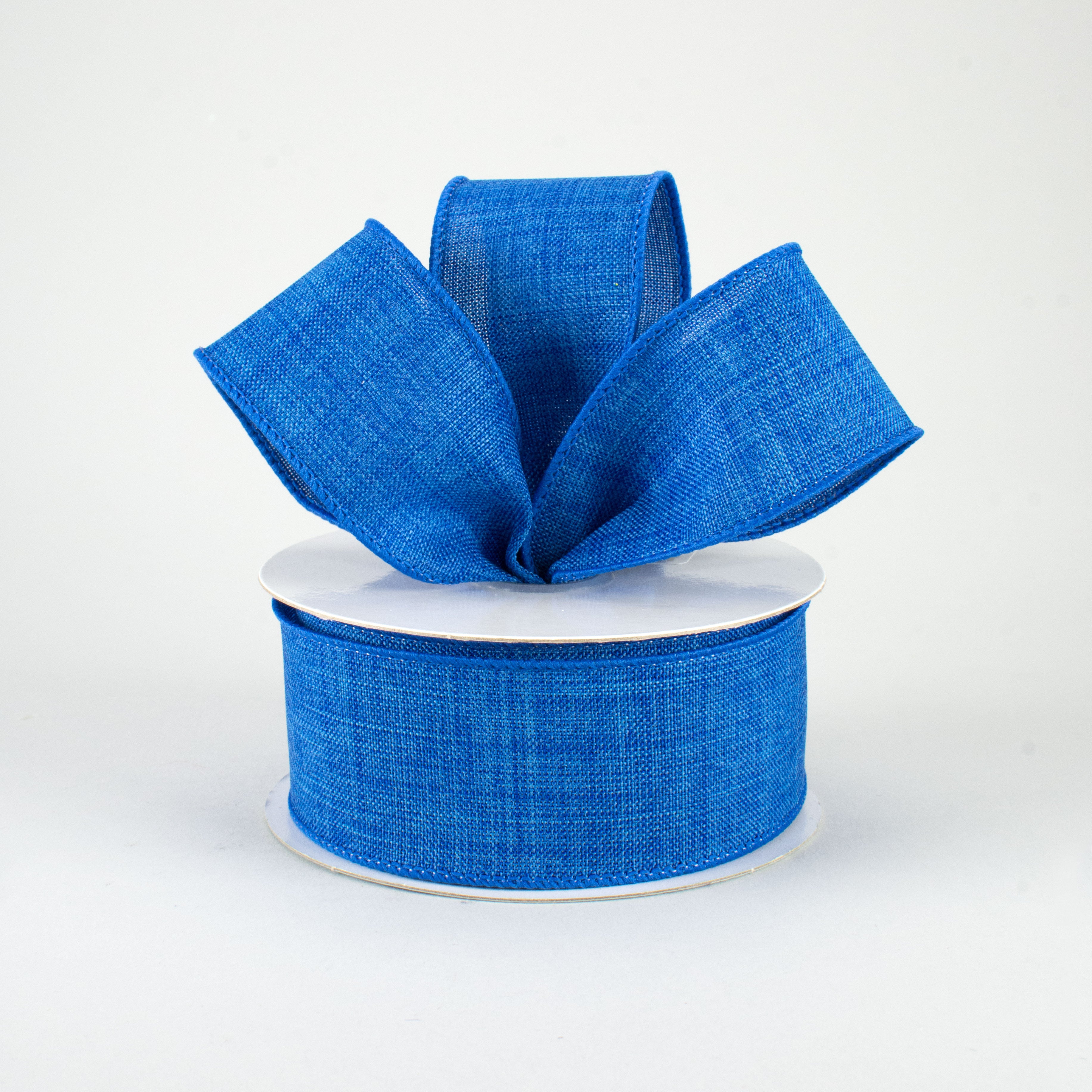 1.5" Royal Canvas Ribbon: Royal Blue (10 Yards) Lifestyle Photo