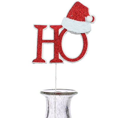18" Santa Hat Pick: Ho Ho Ho Item Number: 83697RDWT