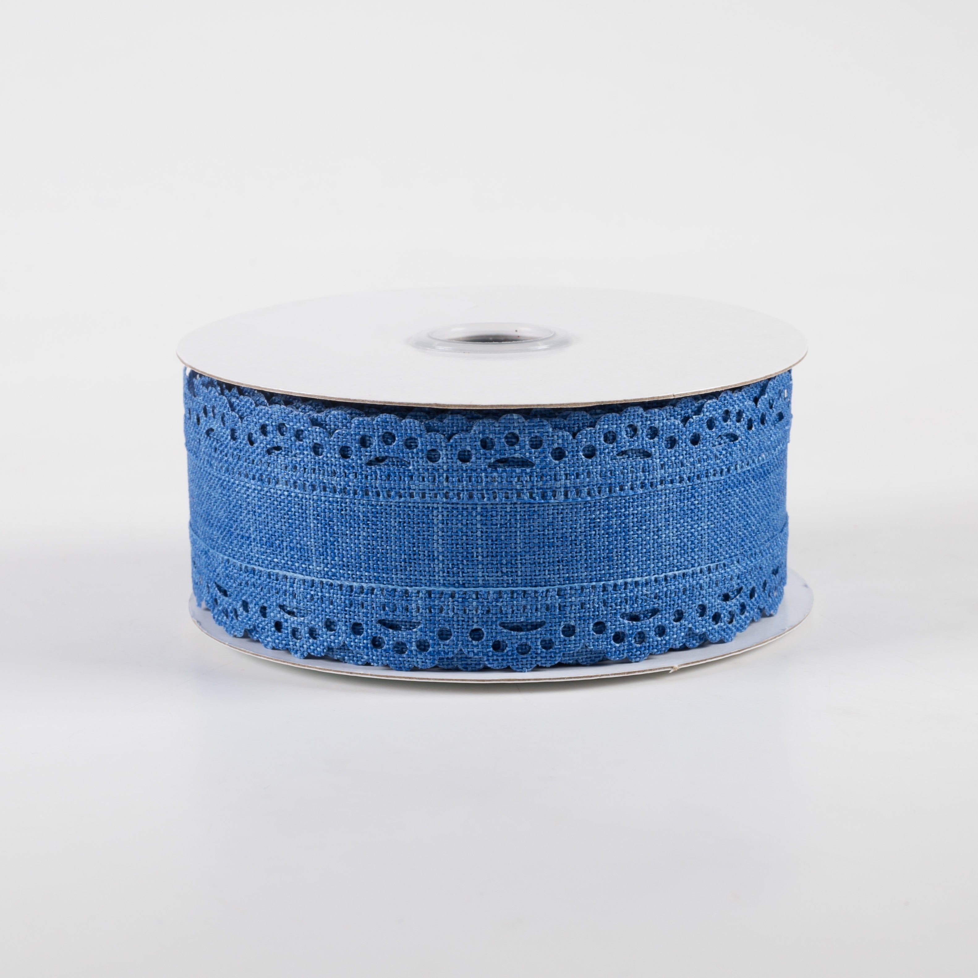 1.5" Scalloped Edge Ribbon: Royal Blue (10 Yards)