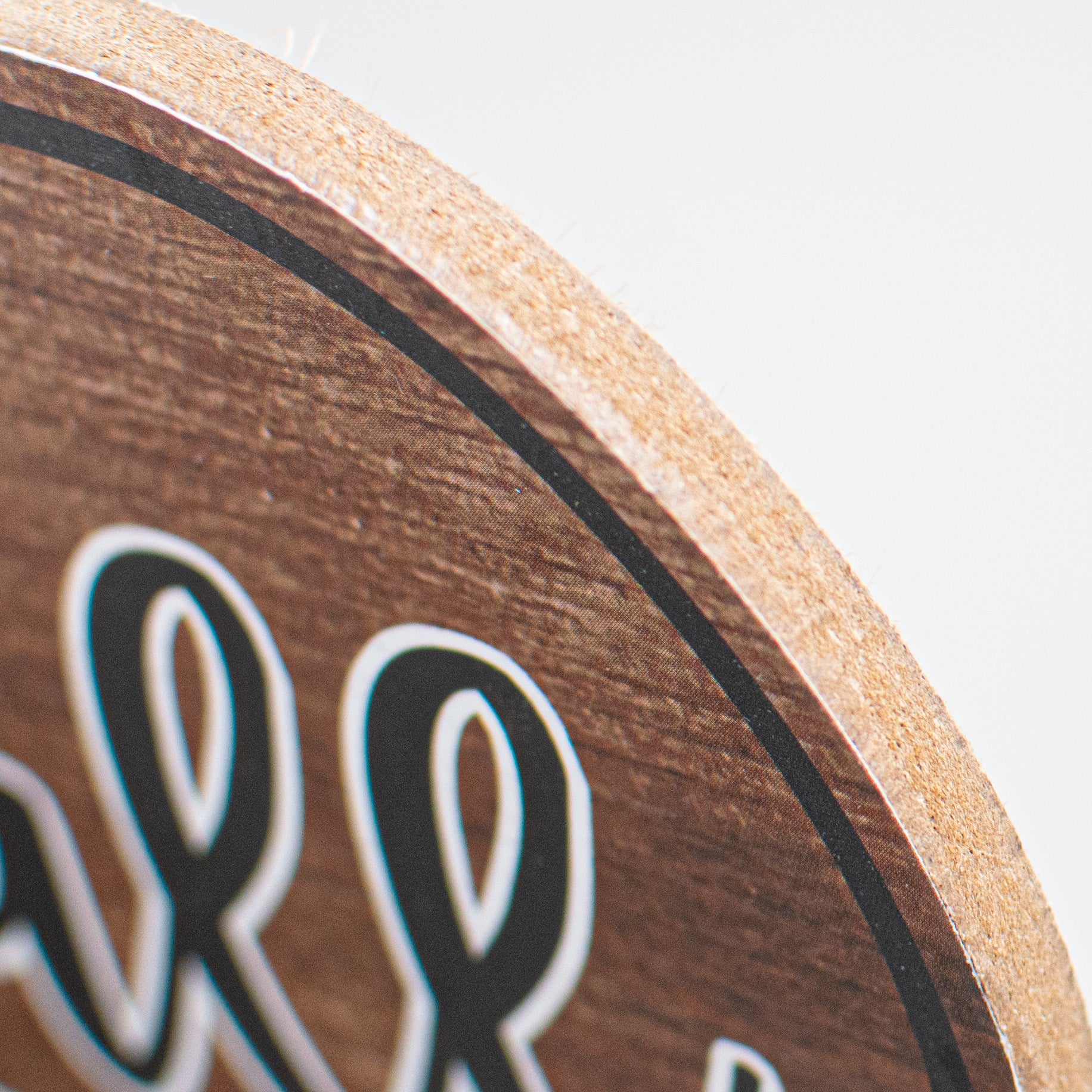 10" Scalloped Wooden Sign: Football Mom detail photo 3