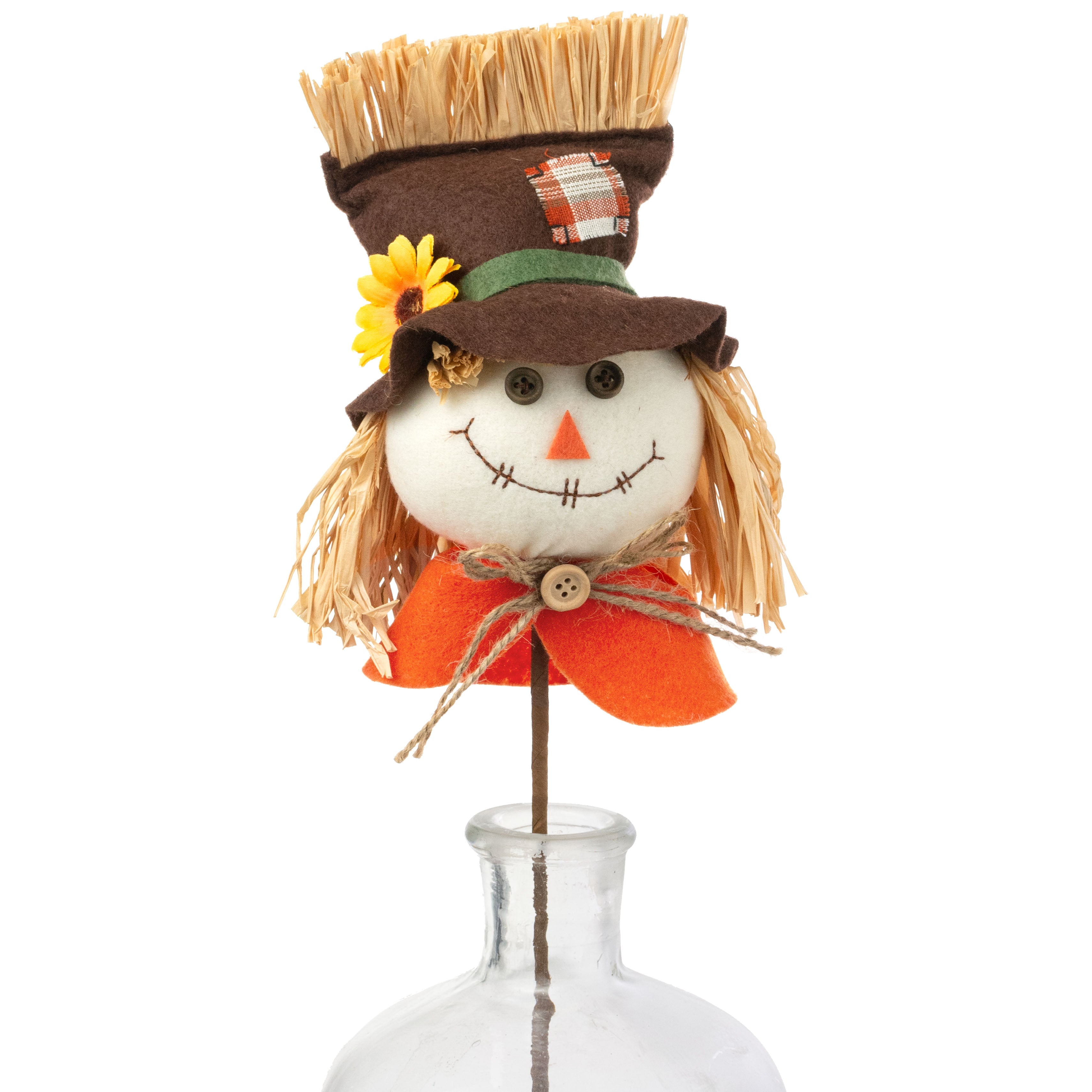 15" Scarecrow Pick: Staw Hair Item Number: HA9050