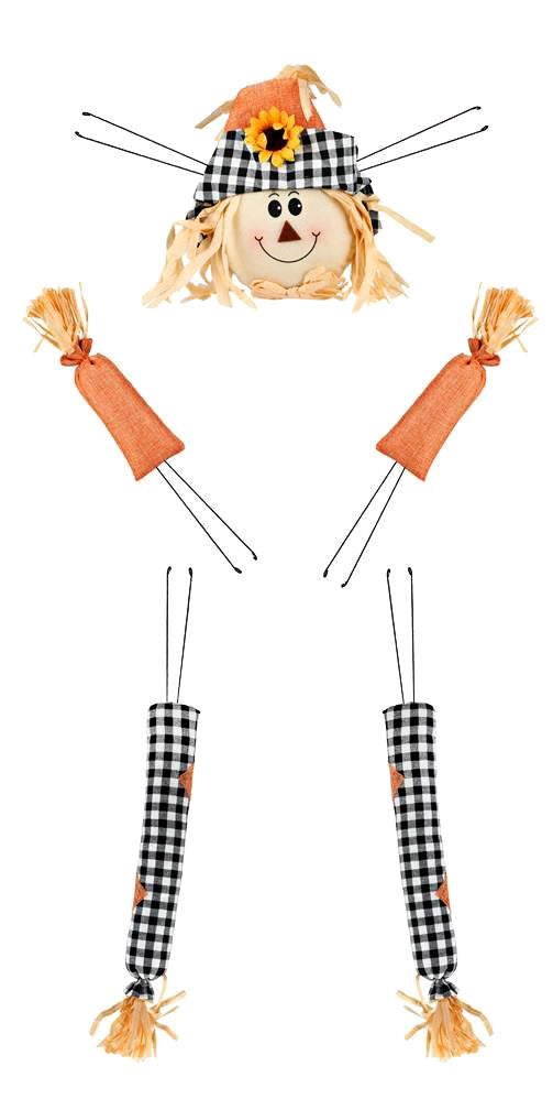 Scarecrow Wreath Accent: Check (5 Piece) Item Number: HA4037