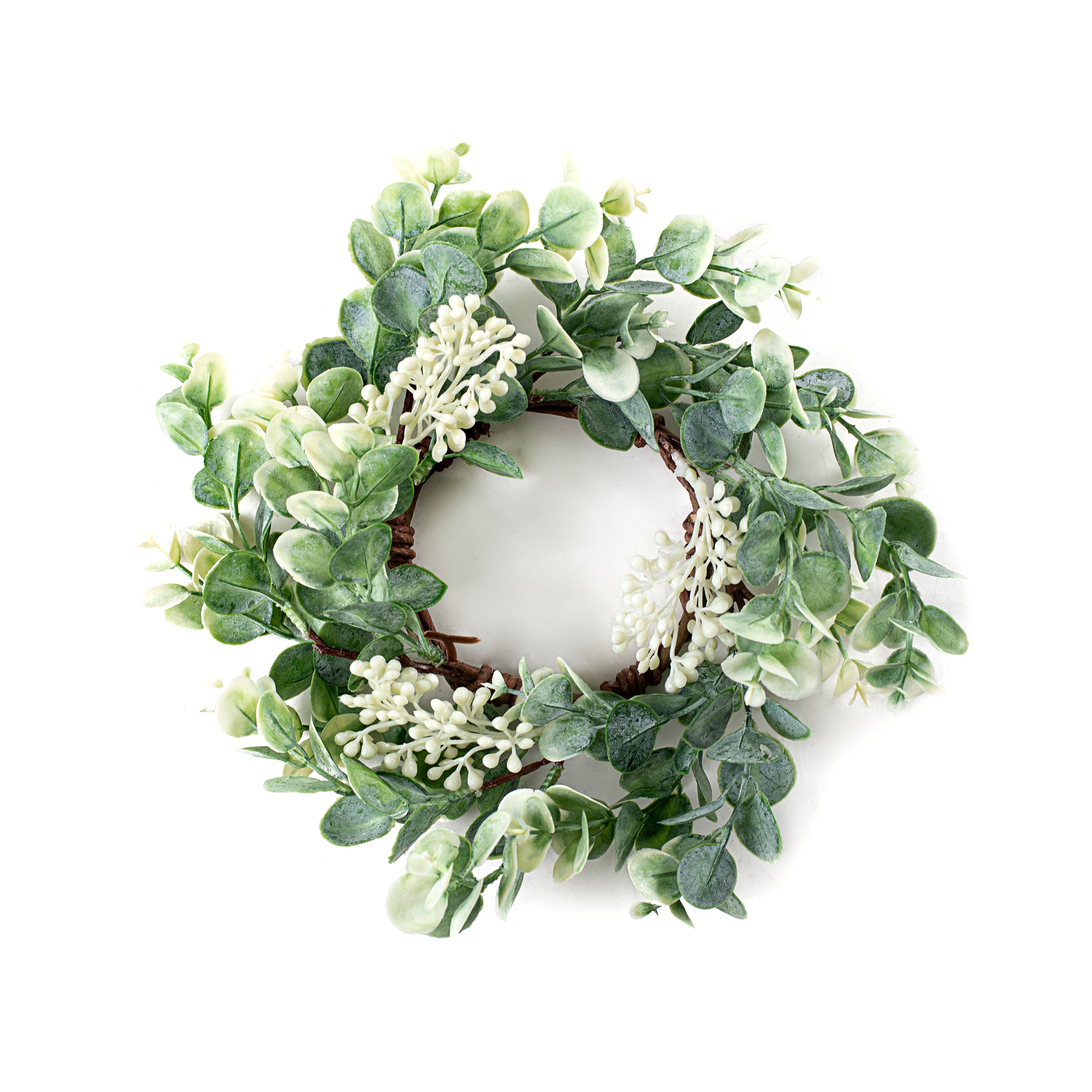 12" Seeded Baby Eucalyptus Wreath Item Number: 27503