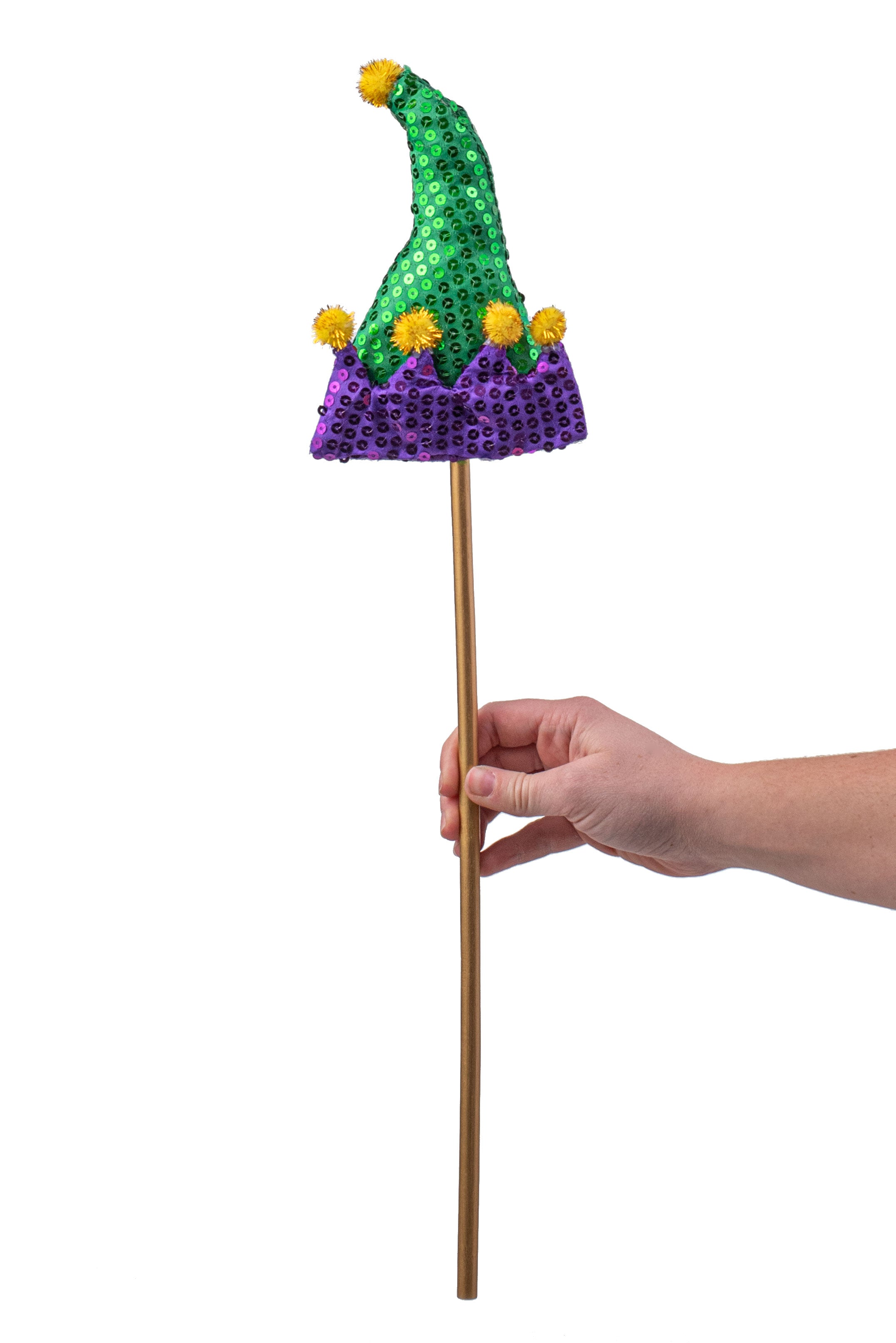 18" Sequin Jester Elf Hat Pick detail photo 3