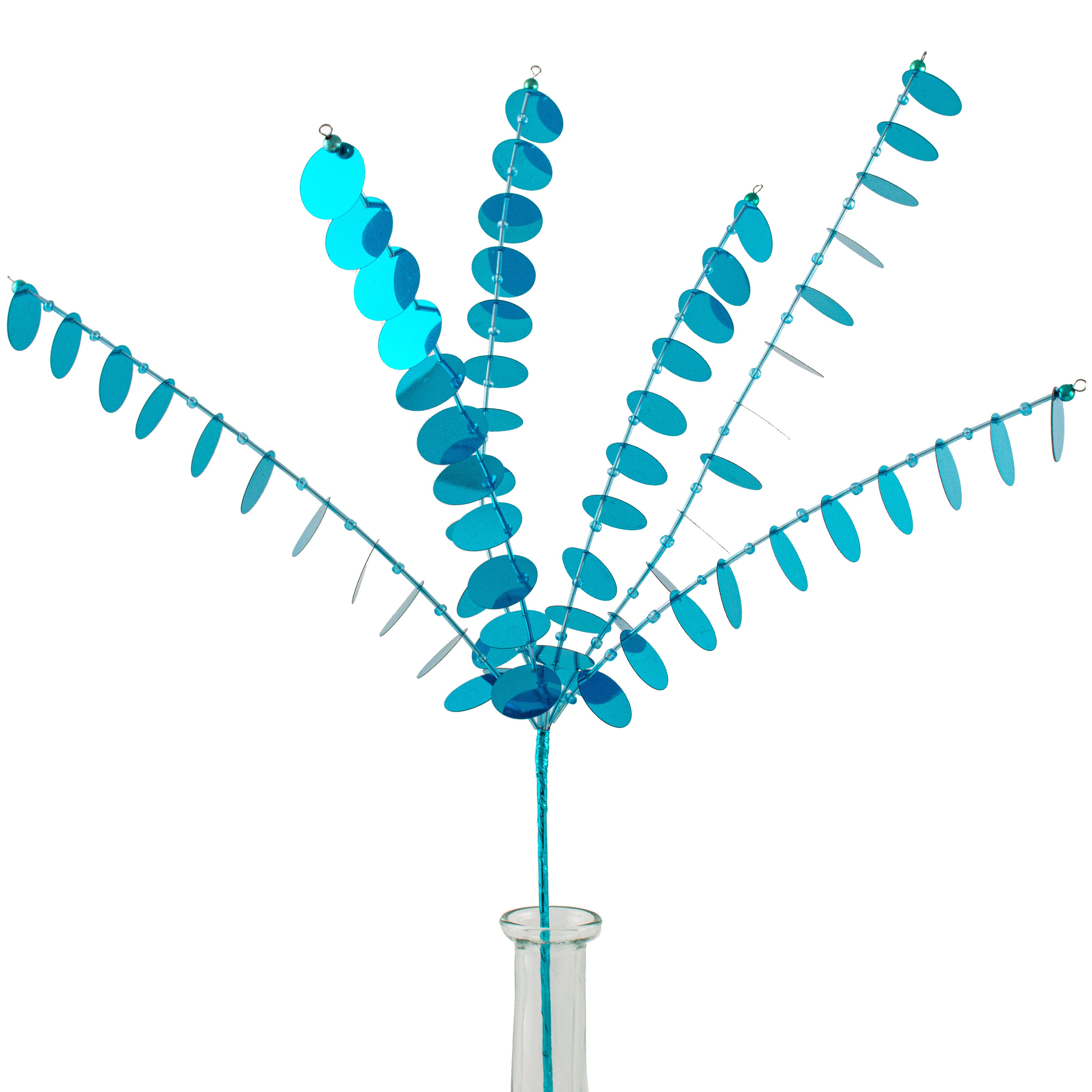 20" Sequin Spray: Blue Item Number: 125810