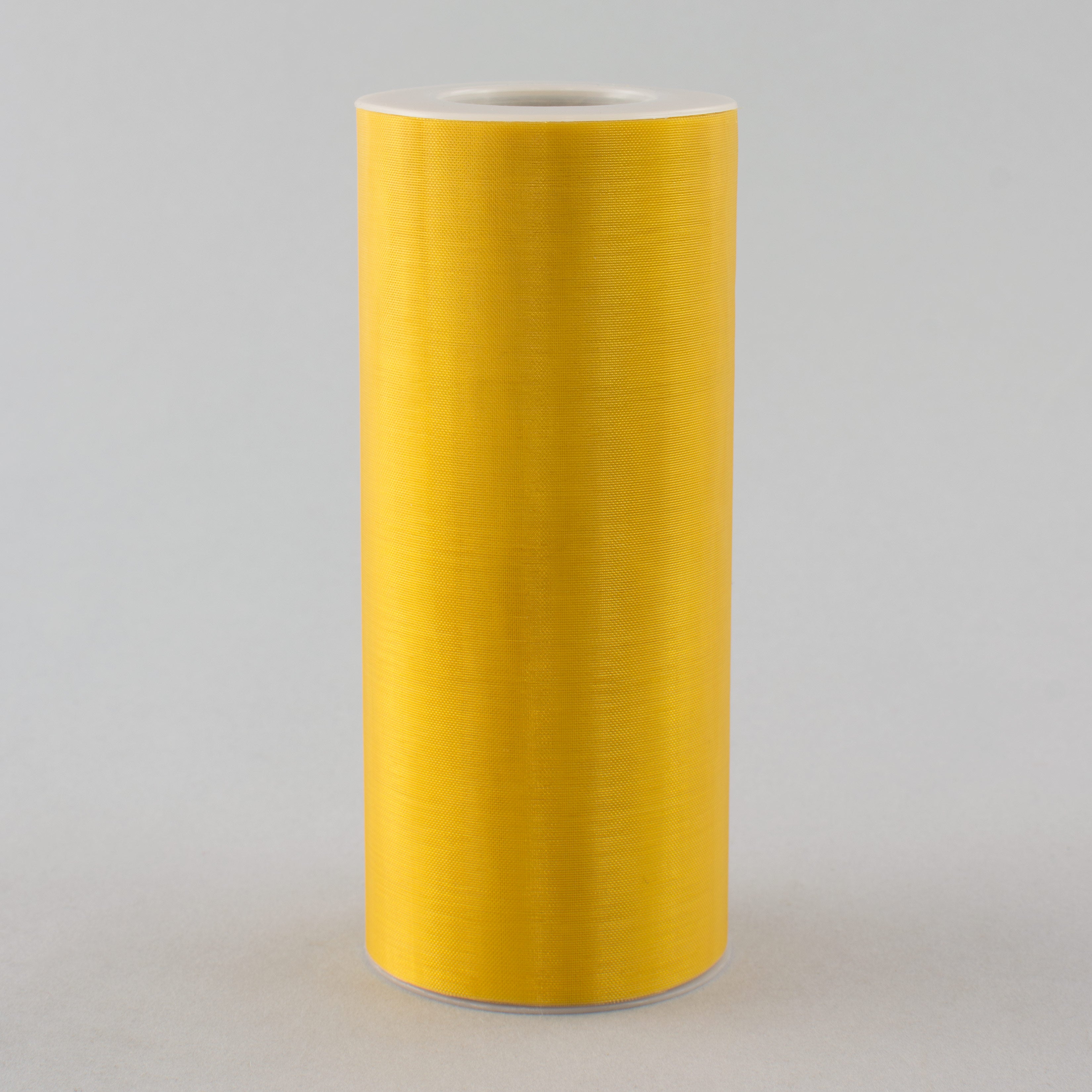 6" Sheer Organza Ribbon: Gold (25 Yards) Item Number: PSC06-15