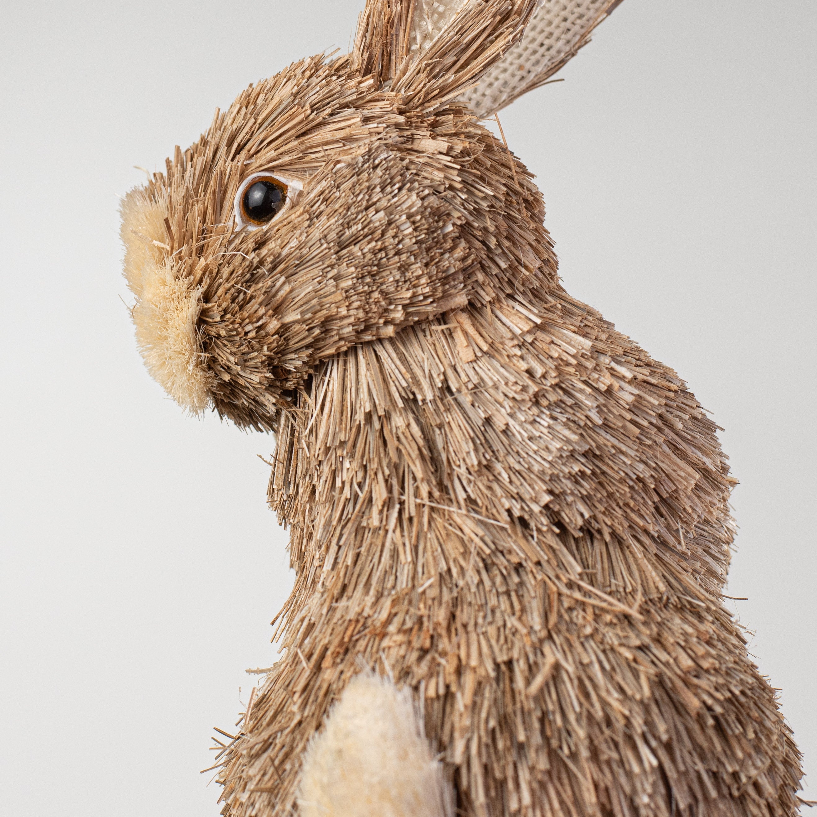 10" Sisal Bunny Decoration detail photo 3