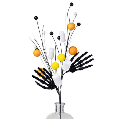 26" Skeleton Hand, Ball, Marshmallow Spray Item Number: 56799HAL