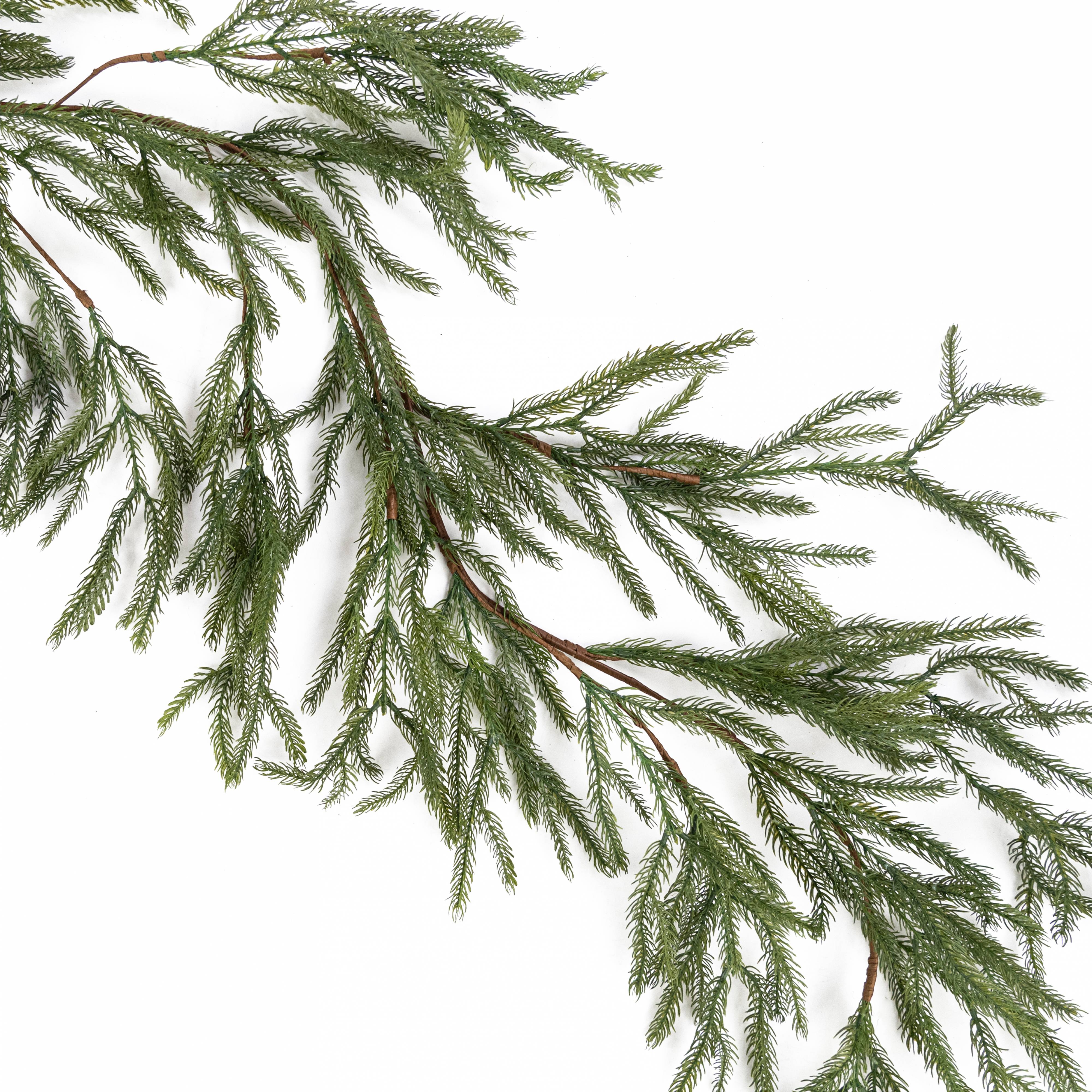 6' Skinny Pine Garland (36 Tips) Item Number: XX9447