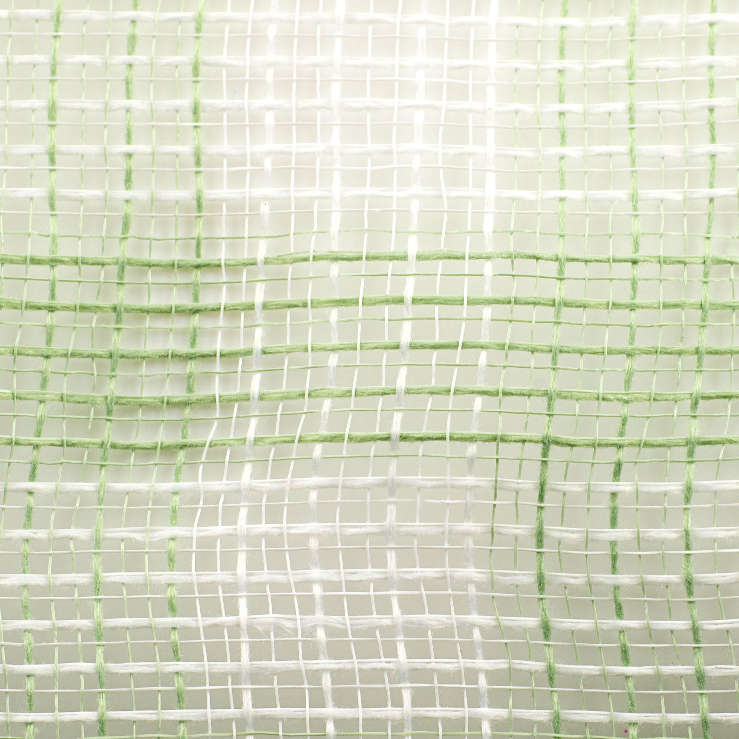 10" Small Check Fabric Mesh: Sage & White detail photo 3