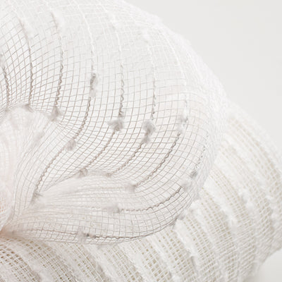 10" Snowball Deco Mesh: White (10 Yards) Lifestyle Photo