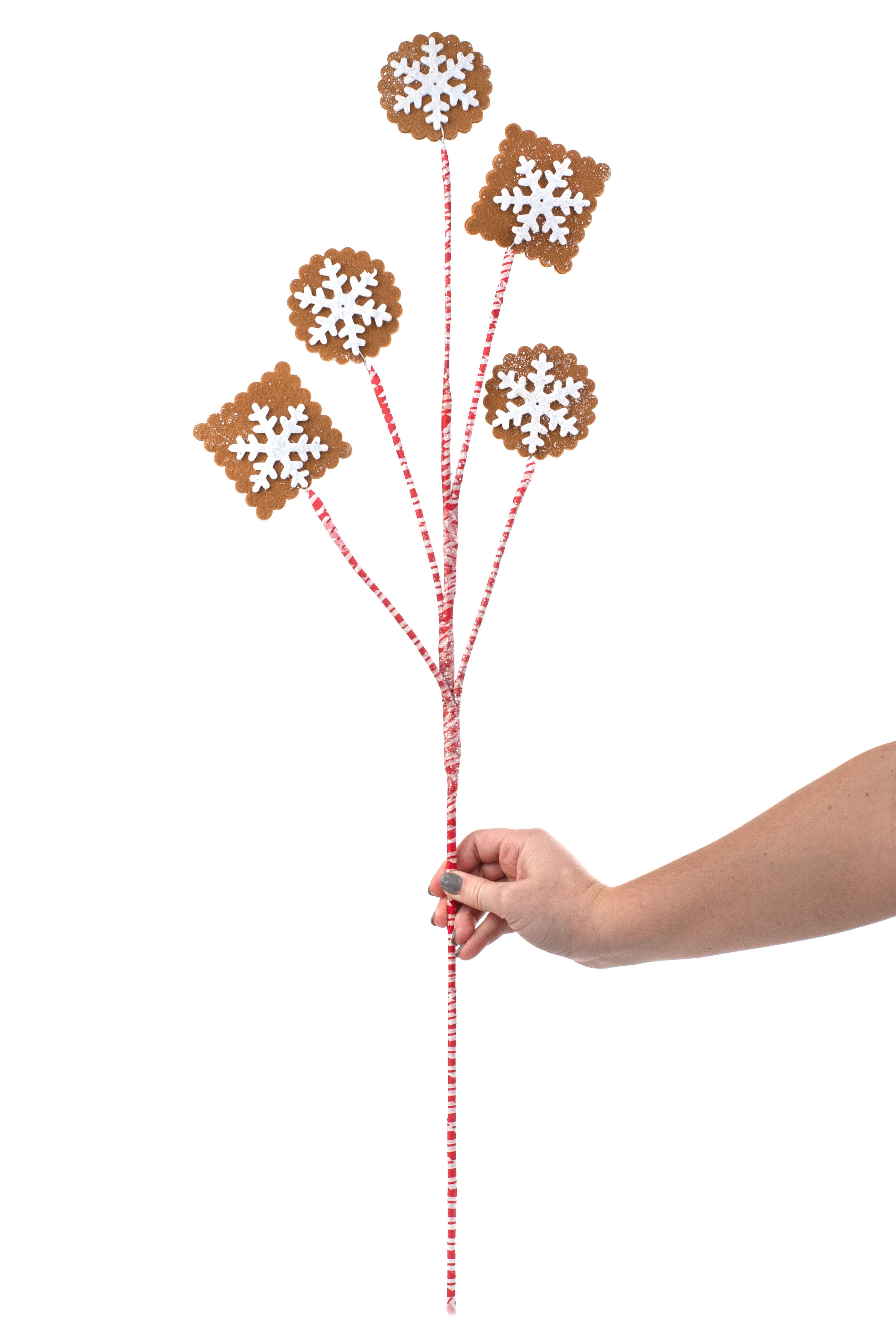31" Snowflake Cookie Spray detail photo 3