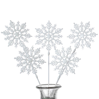 12" Snowflake Picks: White (12) Item Number: XP304230