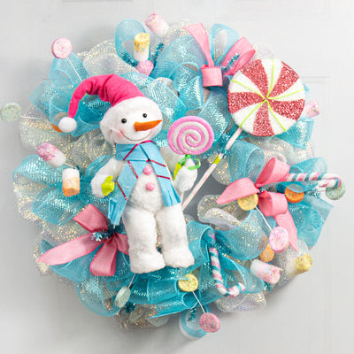 16" Snowman Lollipop Decoration Lifestyle Photo