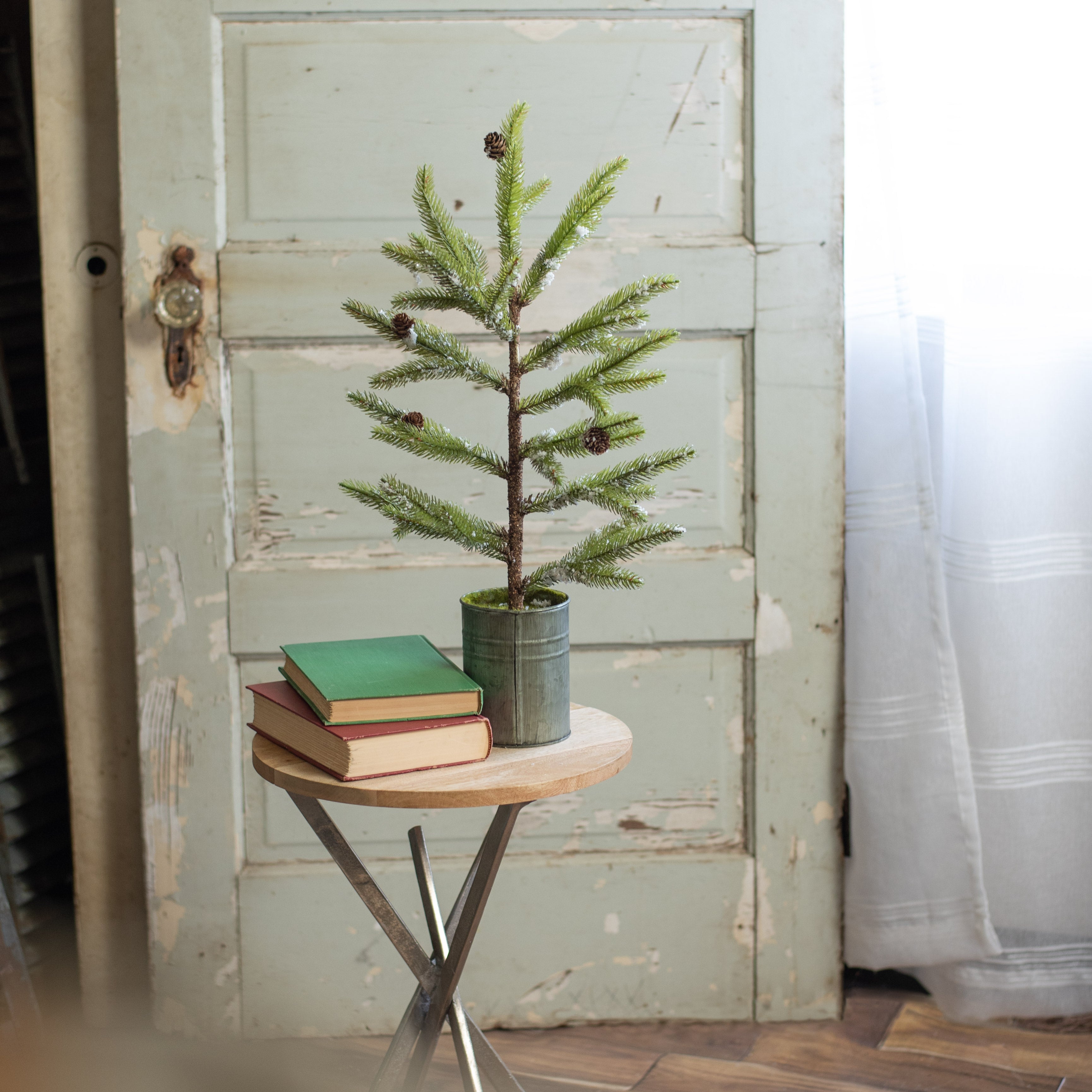 23'' Snowy Spruce Christmas Tree Lifestyle Photo