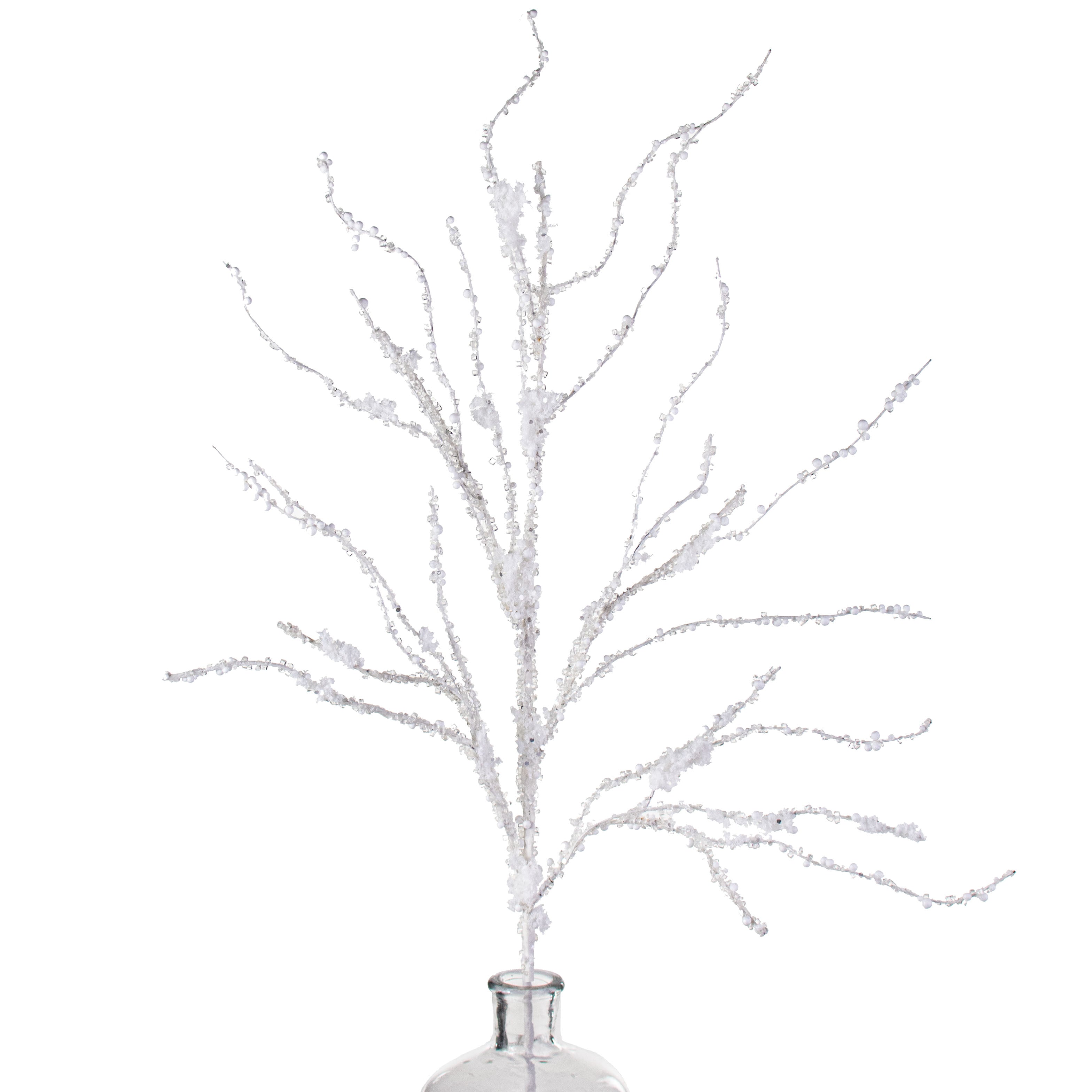 32" Snowy Twig Spray: White Item Number: 85594WT