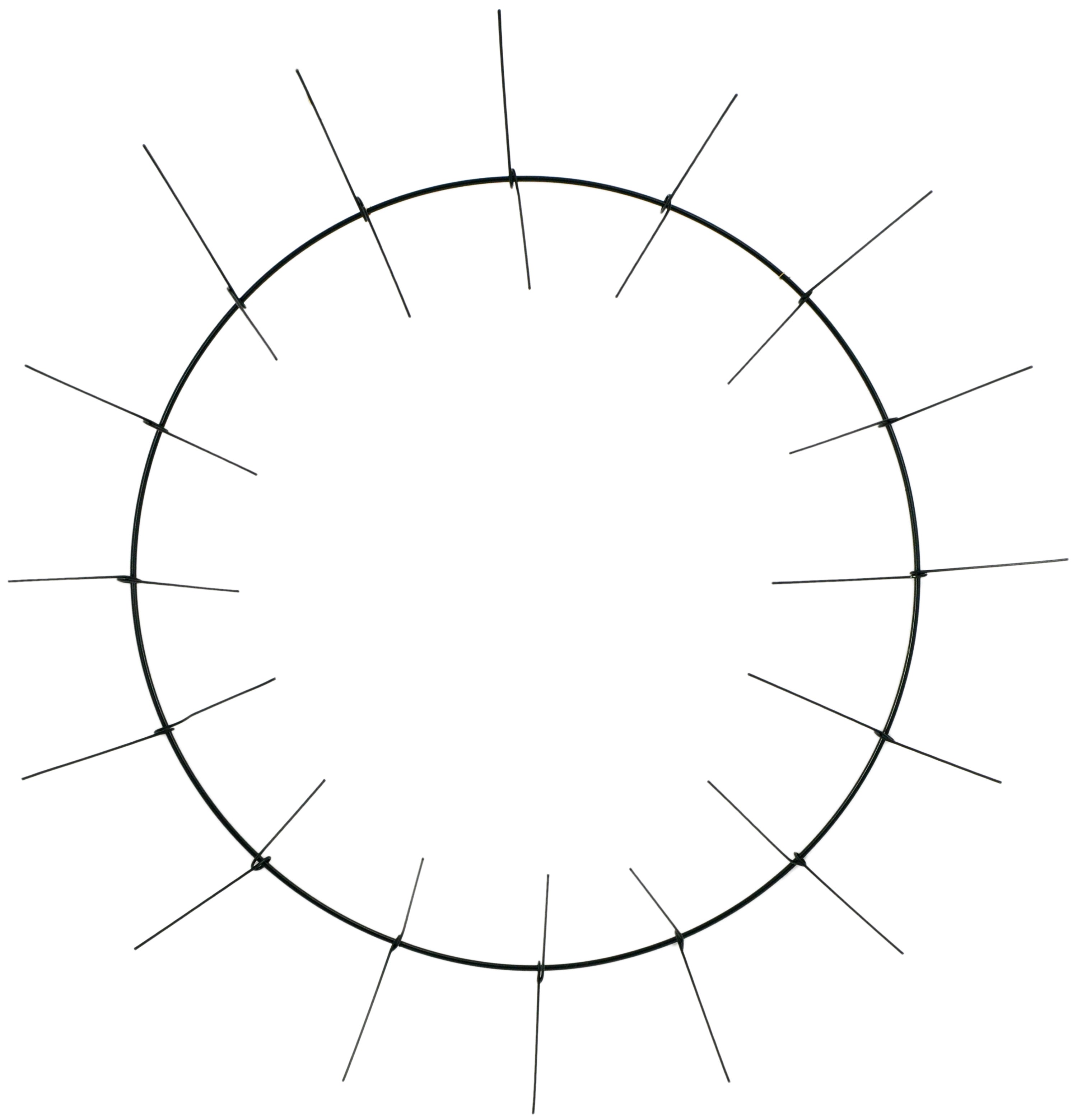 Soft Clamp Wire Wreath Form: 16" Item Number: 7082