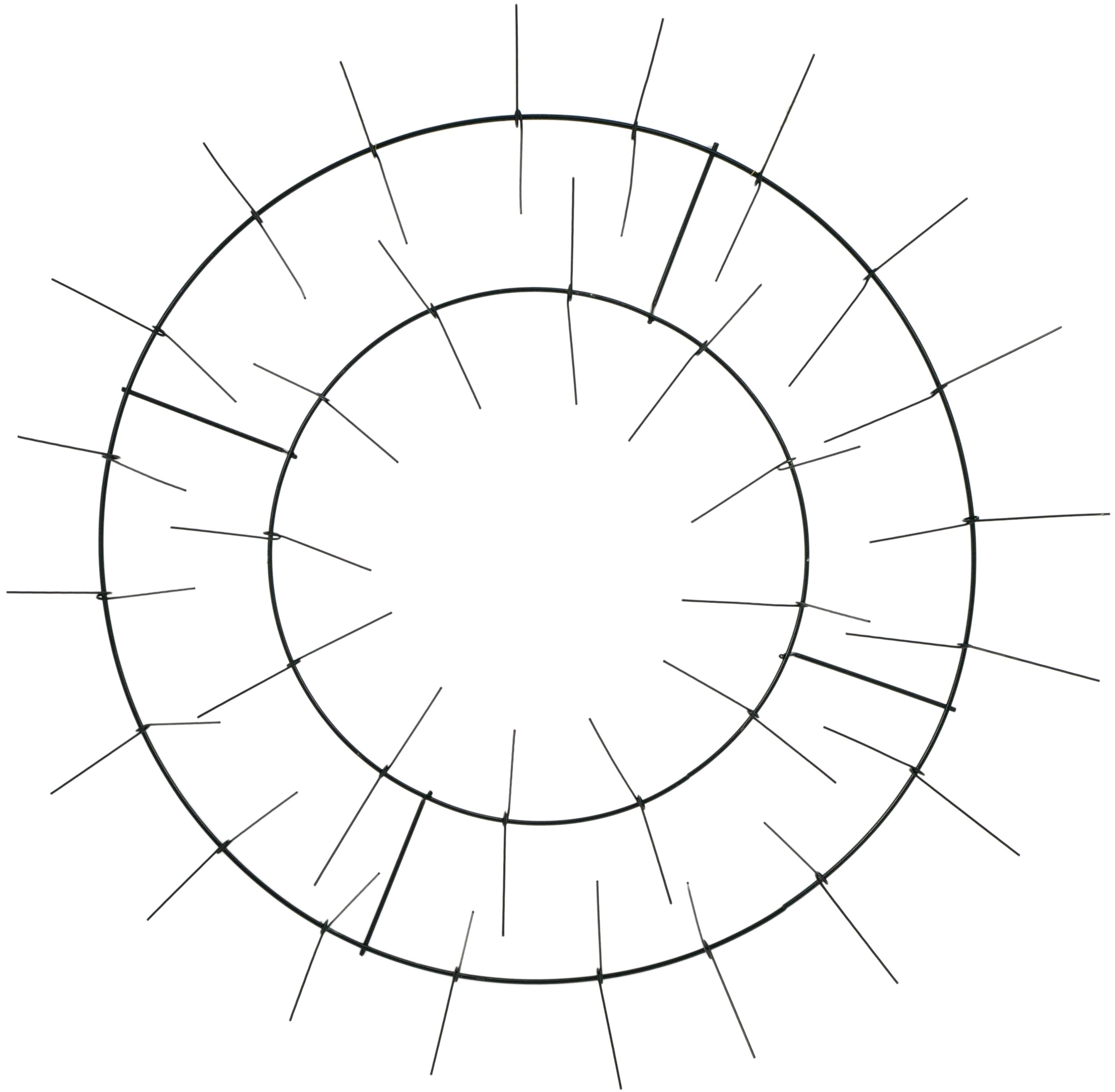 Soft Clamp Wire Wreath Form: 20" Item Number: 7083