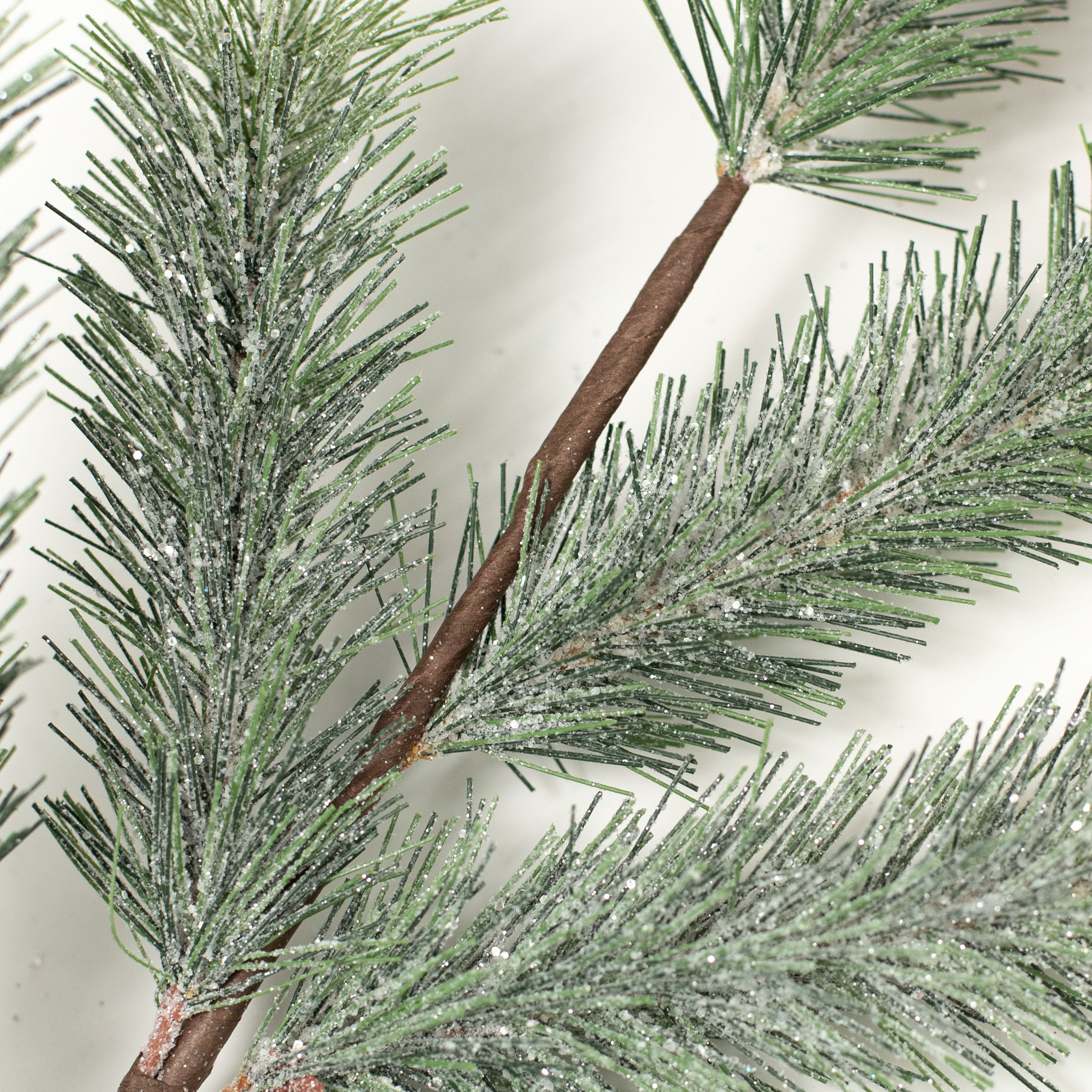 27" Sparkle Spruce Needle Pine Spray Lifestyle Photo