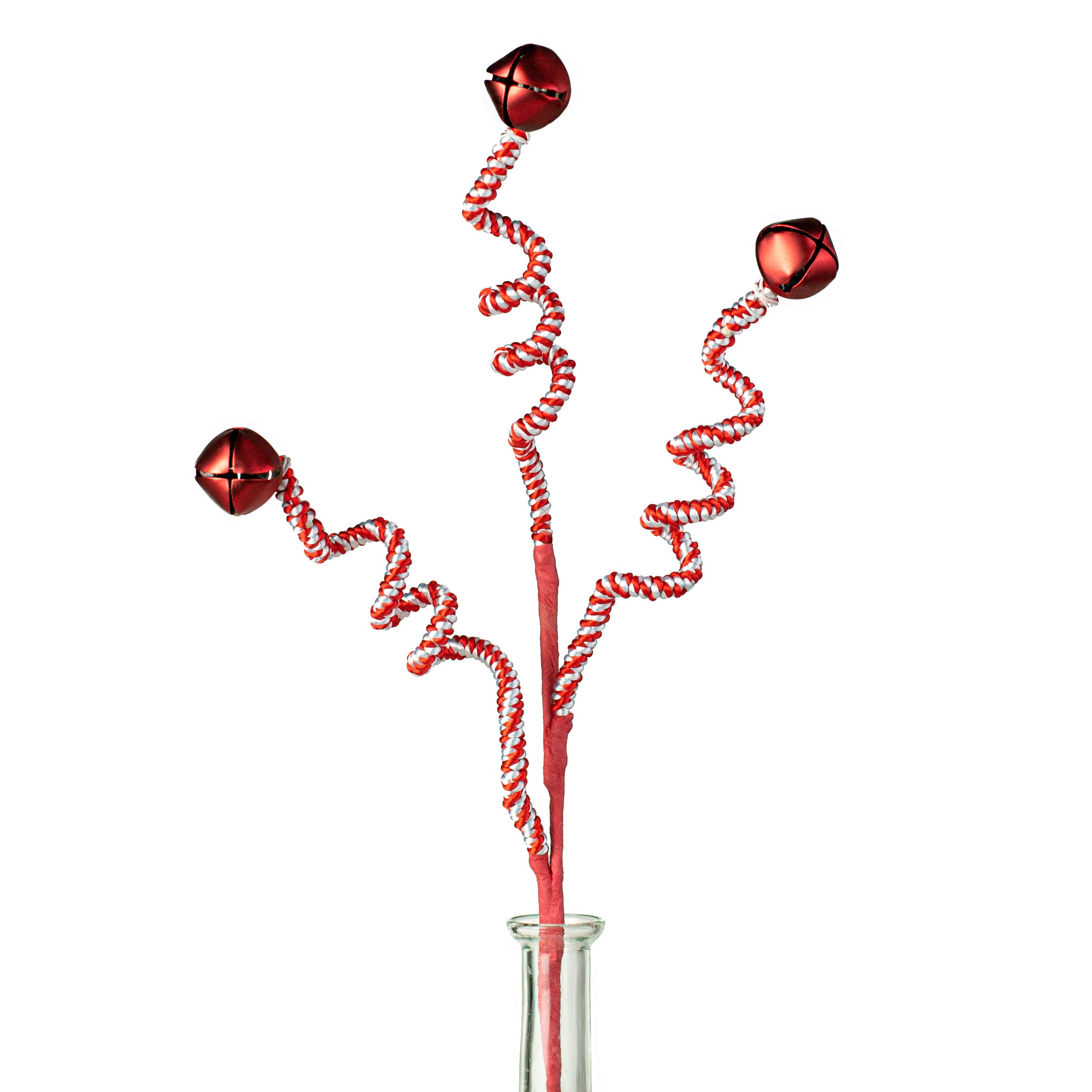 19" Spring-Loaded Jingle Bell Pick Item Number: 85190RDWT