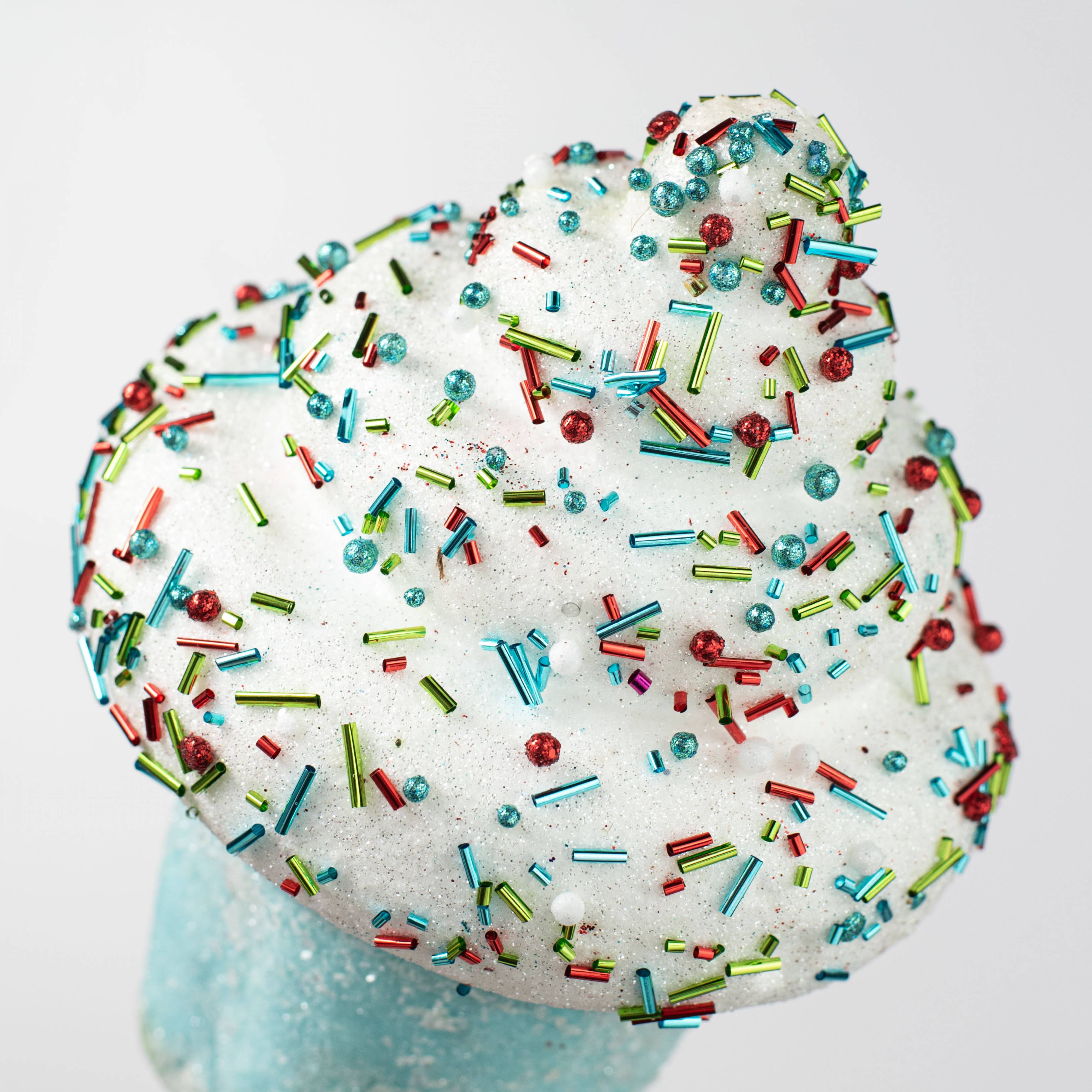 25" Sprinkle Cupcake Pick: Light Blue Lifestyle Photo