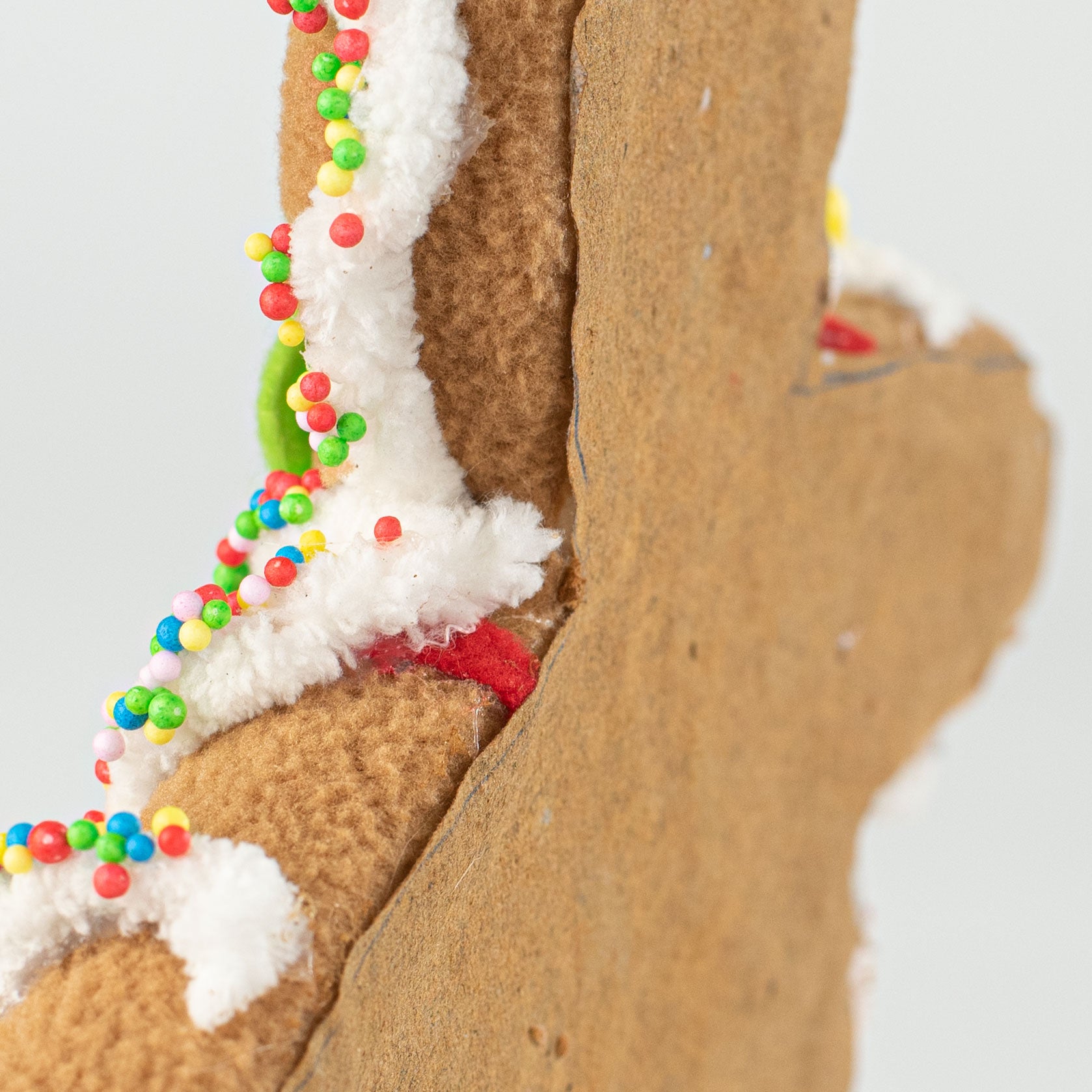 12" Sprinkle Gingerbread Ornament detail photo 3