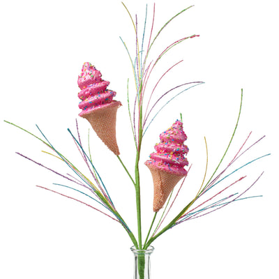 20" Sprinkle Ice Cream Spray: Fuchsia Pink Item Number: 62870BT
