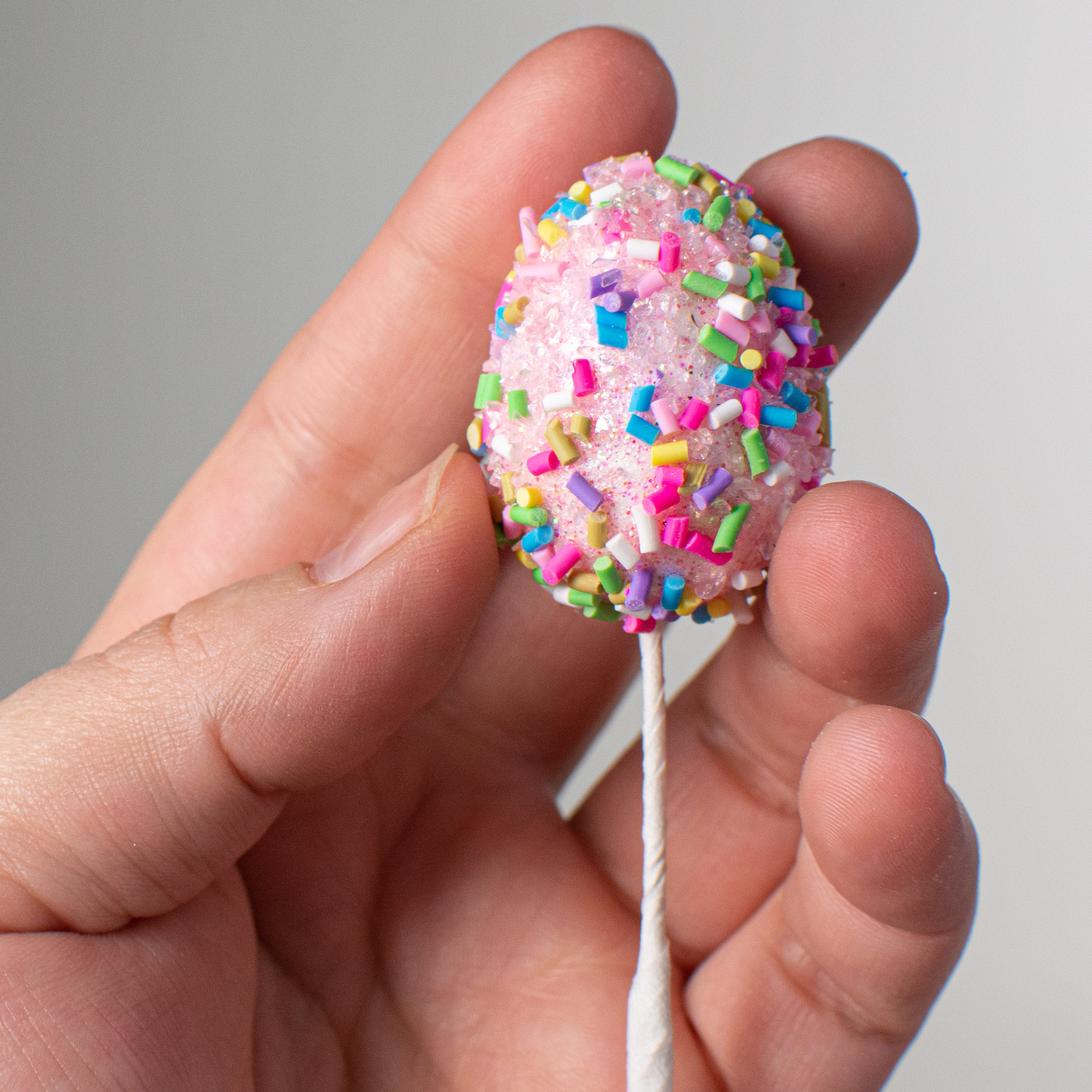 12" Sprinkle Mini Egg Spray: Pink Lifestyle Photo