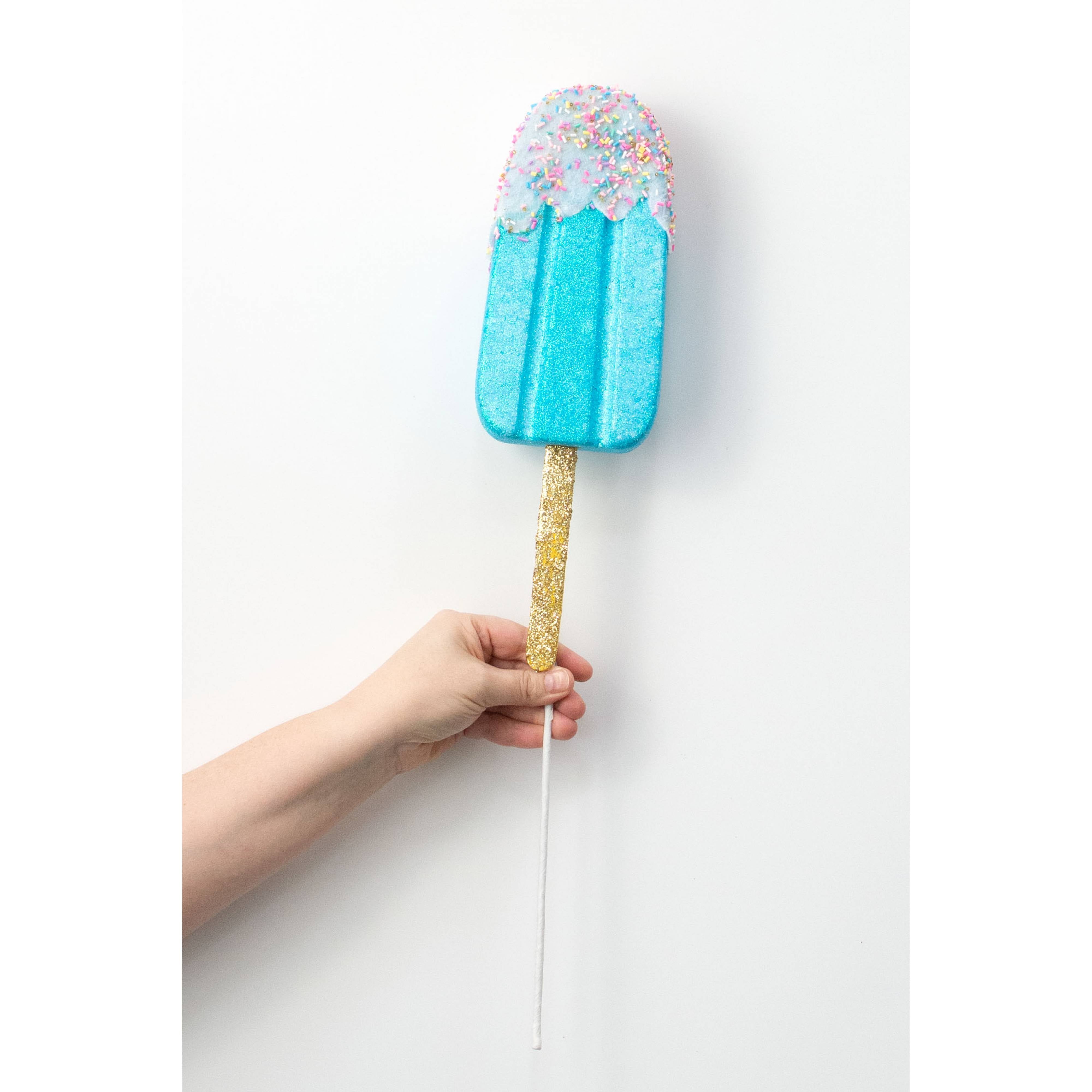 21" x 4" Sprinkle Popsicle Spray: Blue detail photo 4