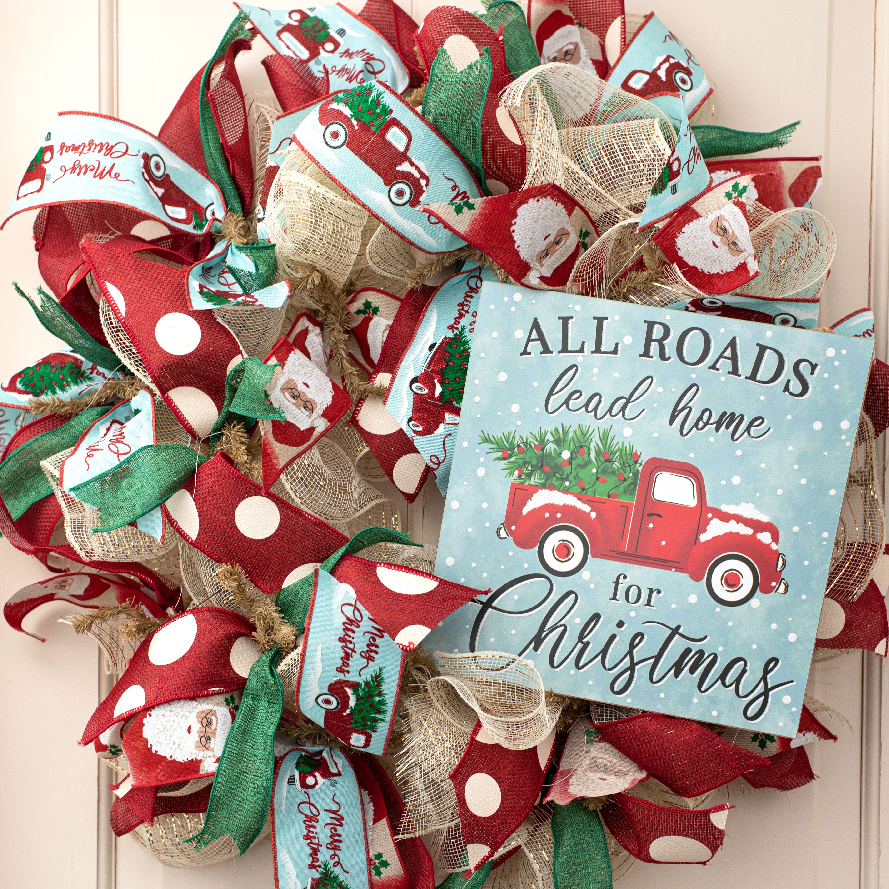 10" Square Wooden Sign: All Roads Lead Home Lifestyle Photo
