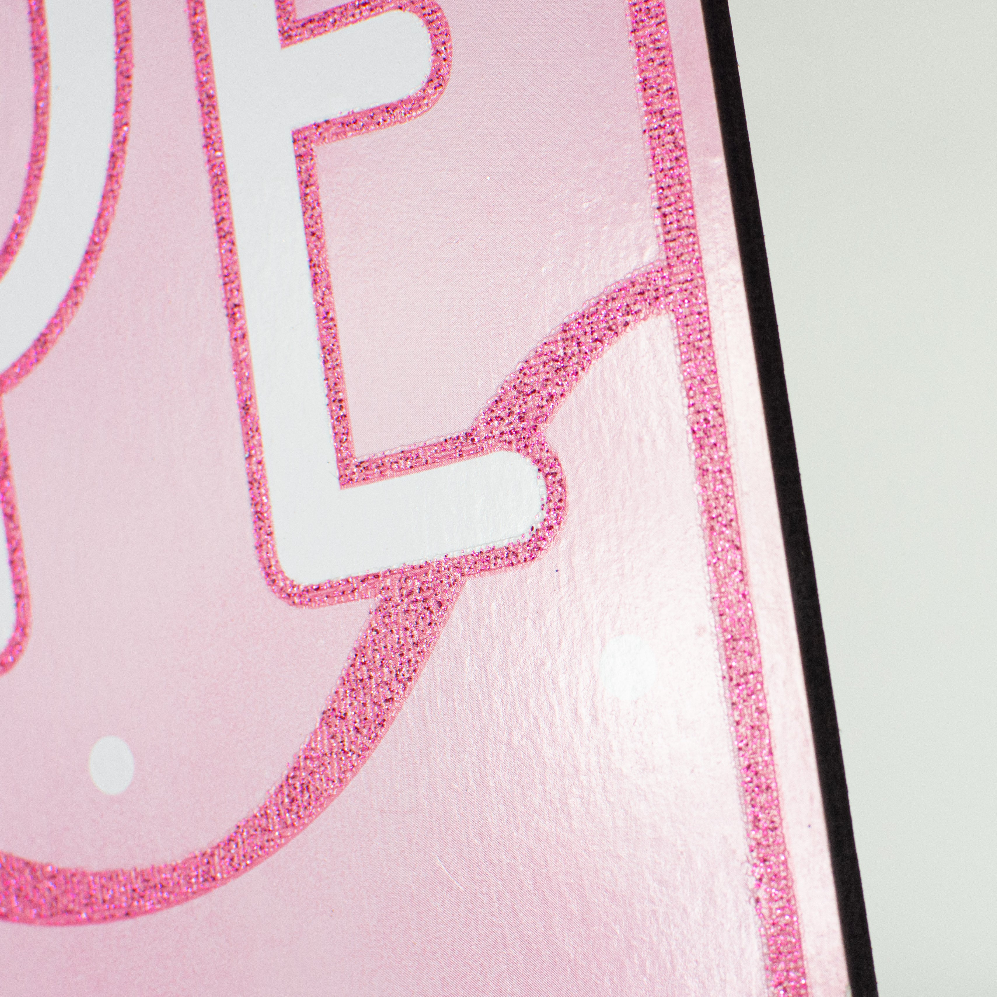 10" Square Wooden Sign: Hope Breast Cancer Awareness detail photo 3