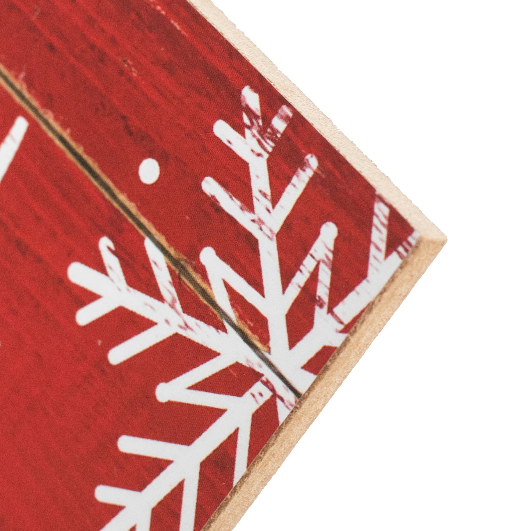 10" Square Wooden Sign: Most Wonderful Time detail photo 3