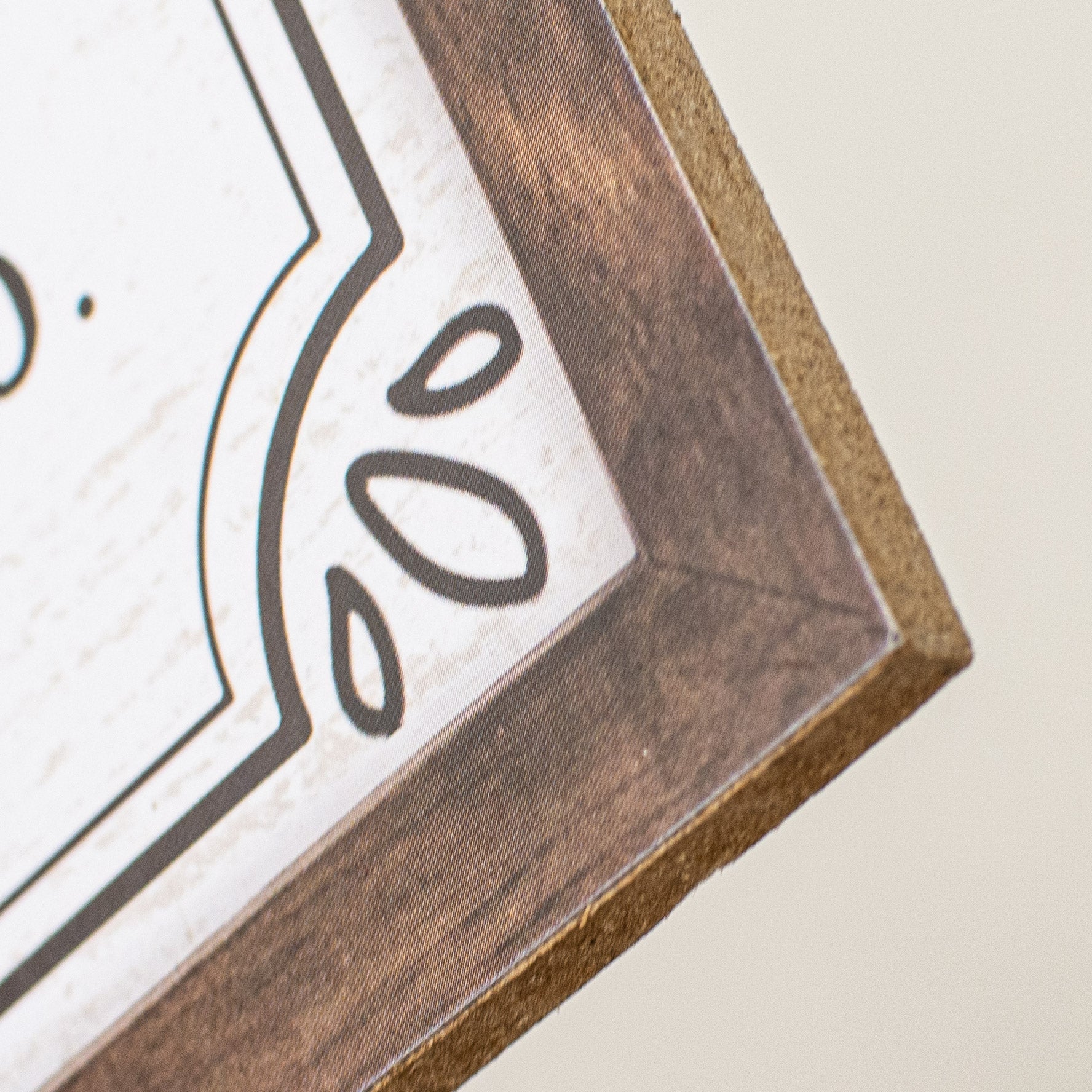 10" Square Wooden Sign: Peter Cottontail Carrots detail photo 3
