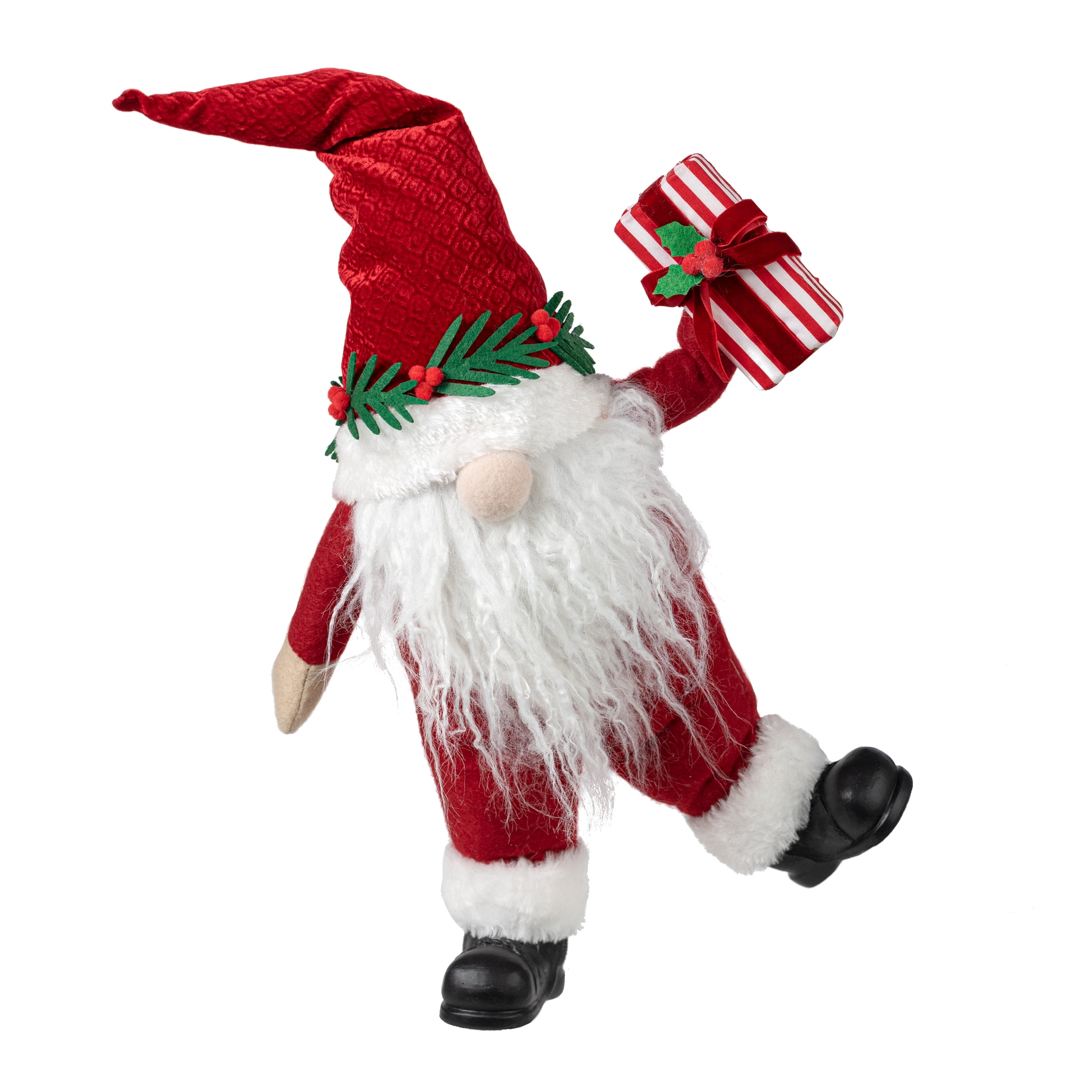 16" Standing Santa with Gift Figurine Item Number: 232787