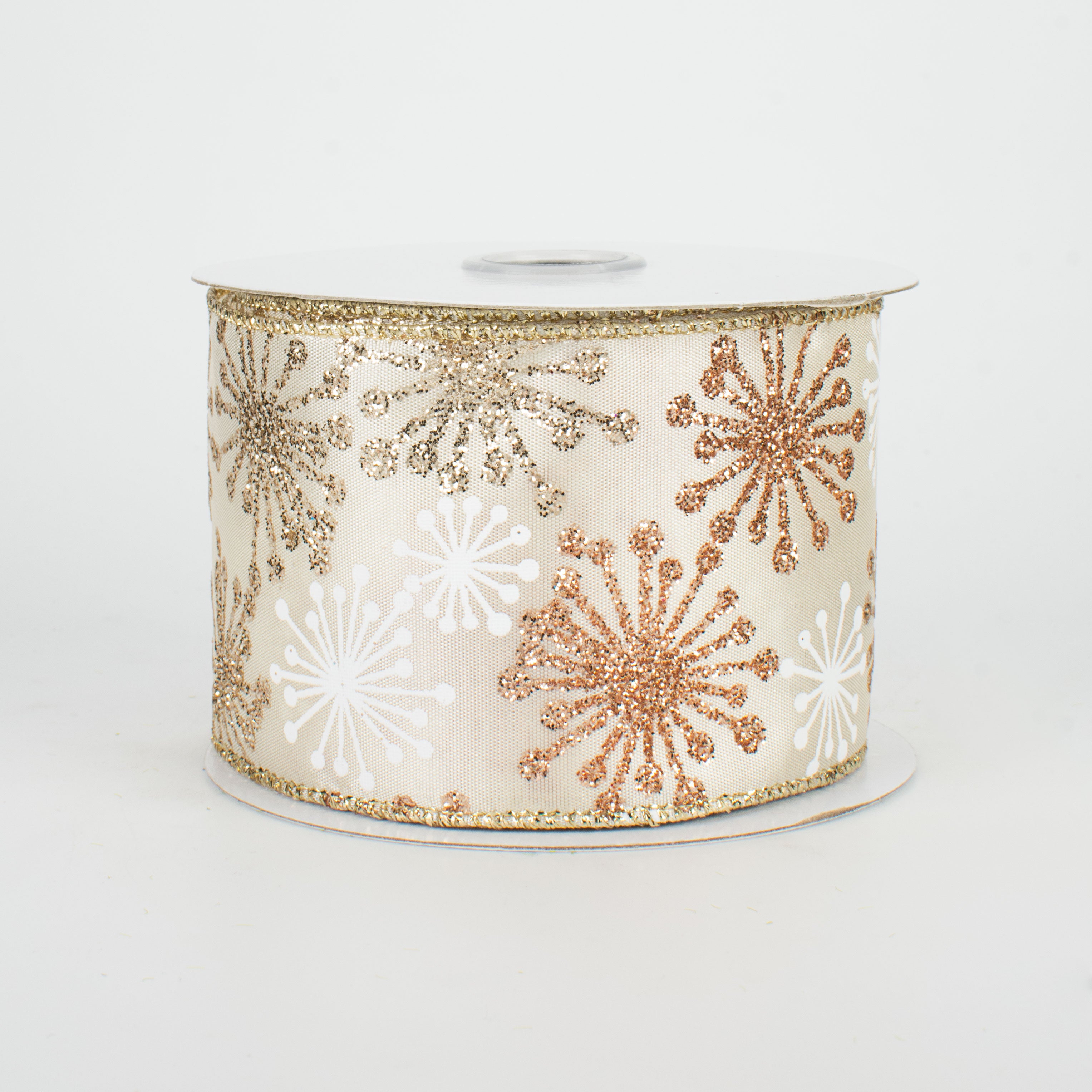 2.5" Star Ribbon: Gold & Silver (10 Yards) Item Number: XA852-4-44
